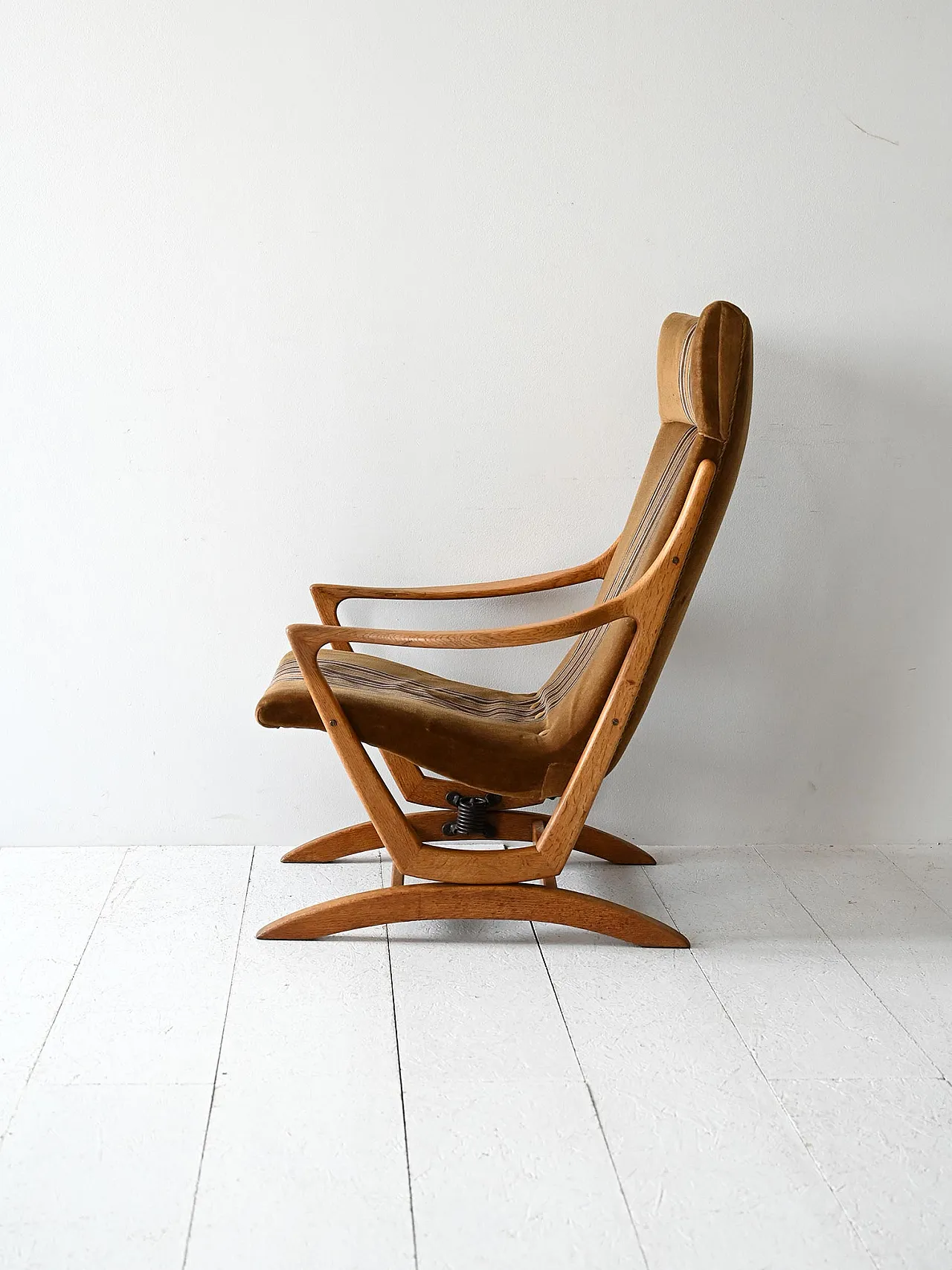 ORIGINAL 60's Original Scandinavian armchair with high backrest 4