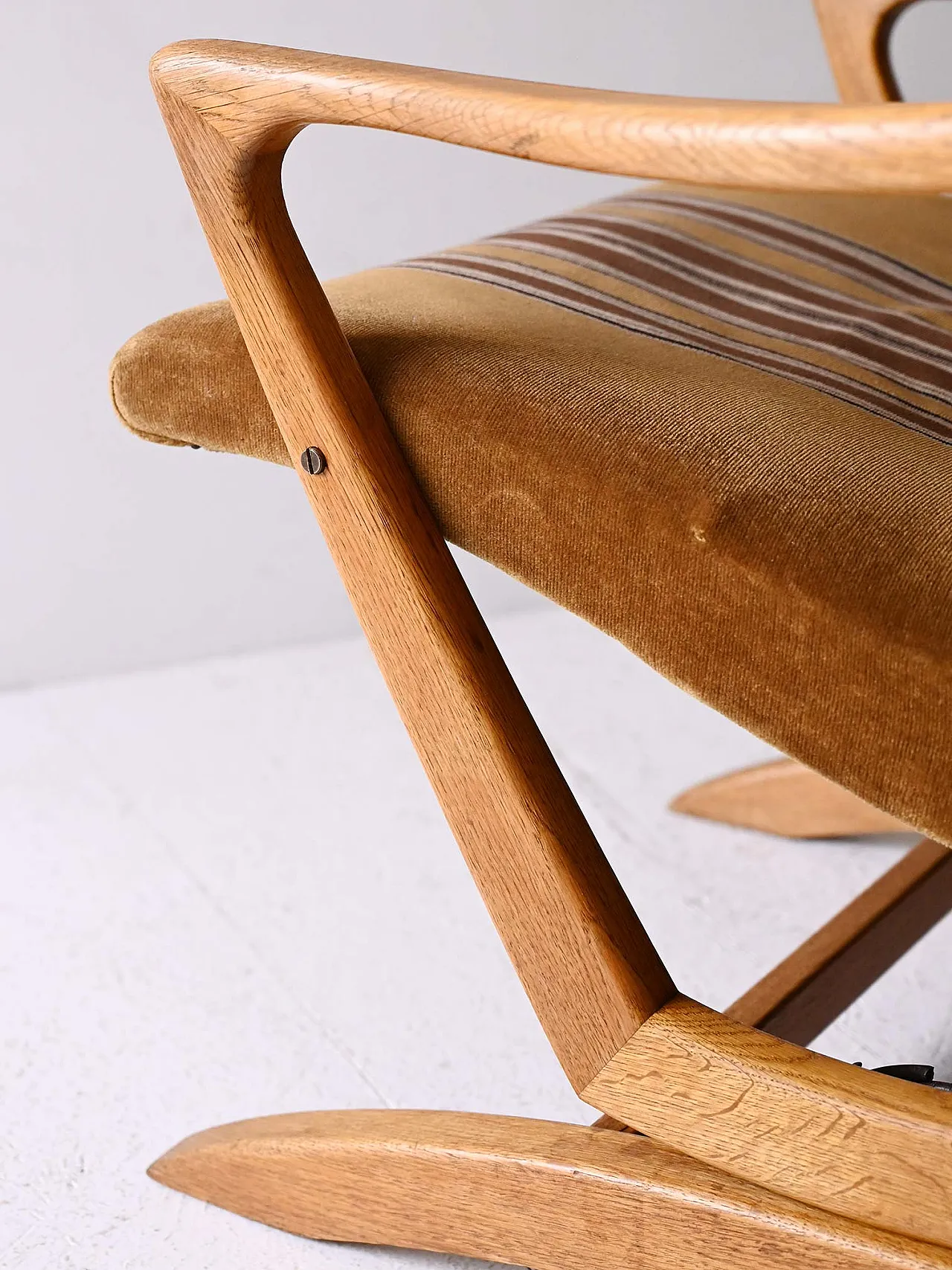 ORIGINAL 60's Original Scandinavian armchair with high backrest 7