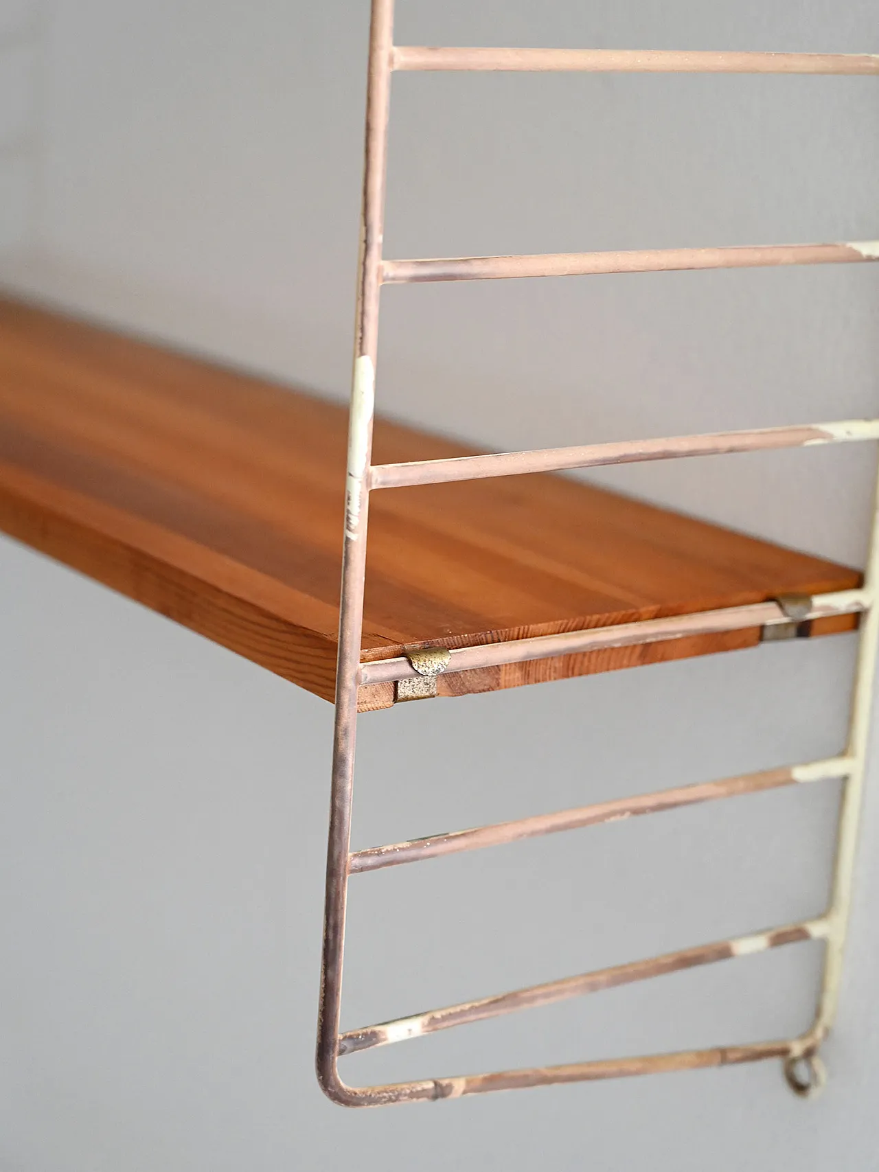 Scandinavian 60s shelves system in fir trees 6