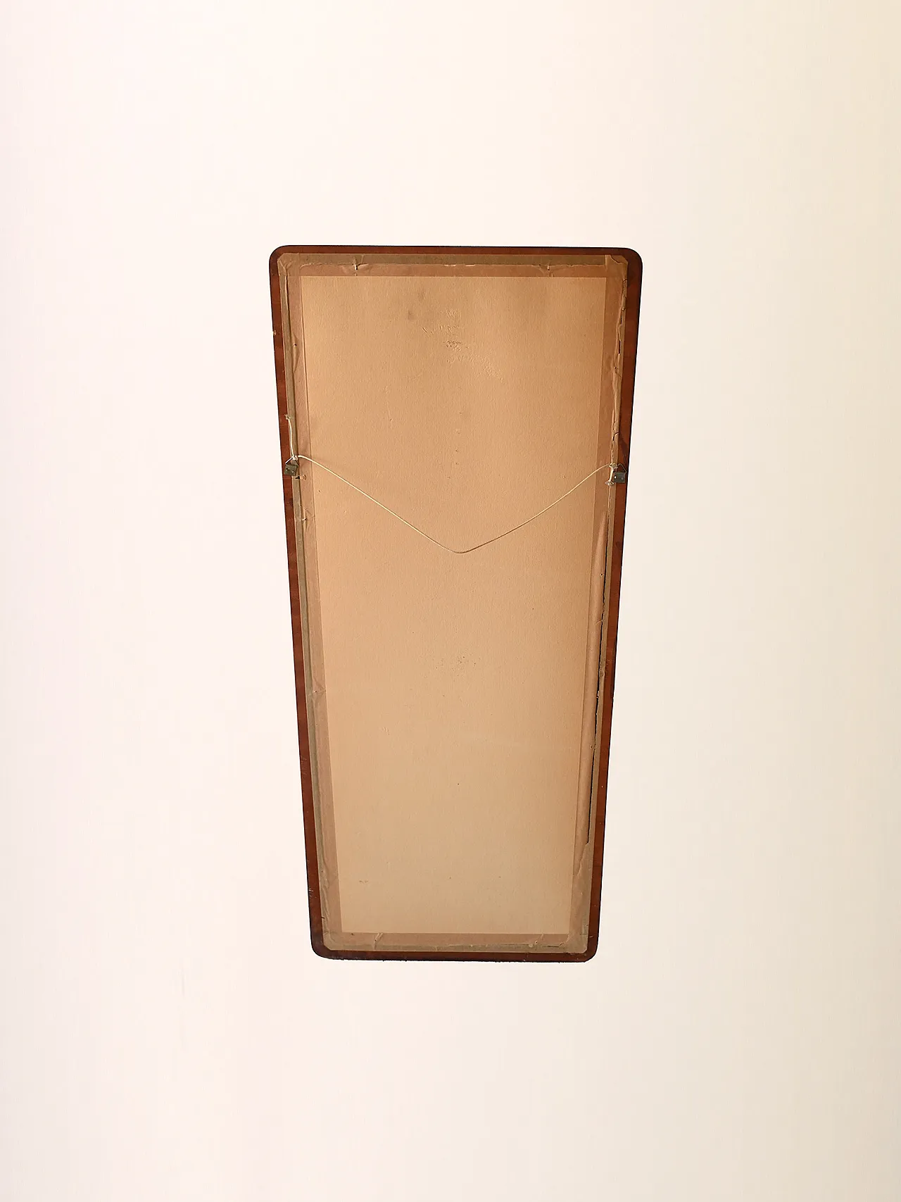 Specchio scandinavo déco anni ’40 in mogano laccato 5