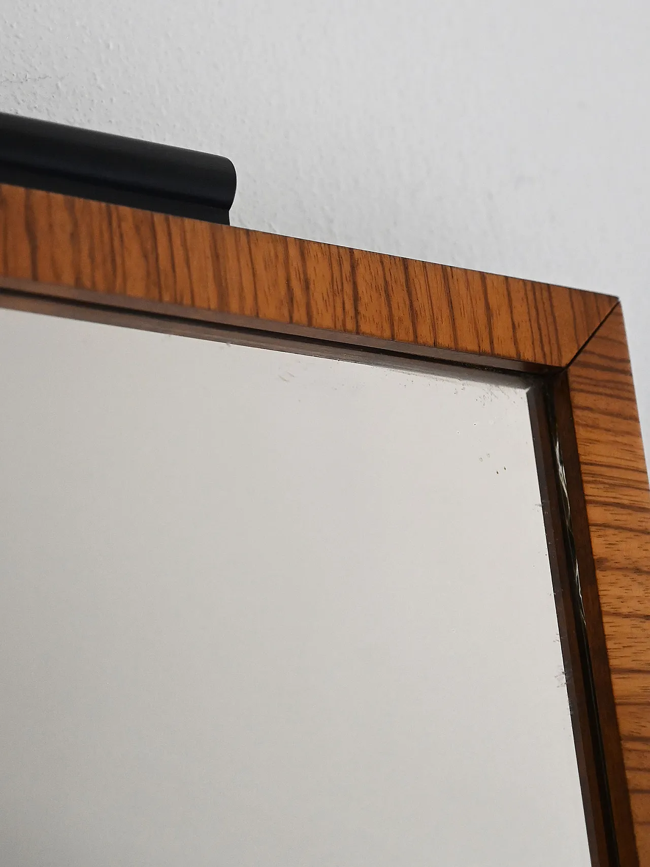 Specchio déco scandinavo in radica di betulla 4