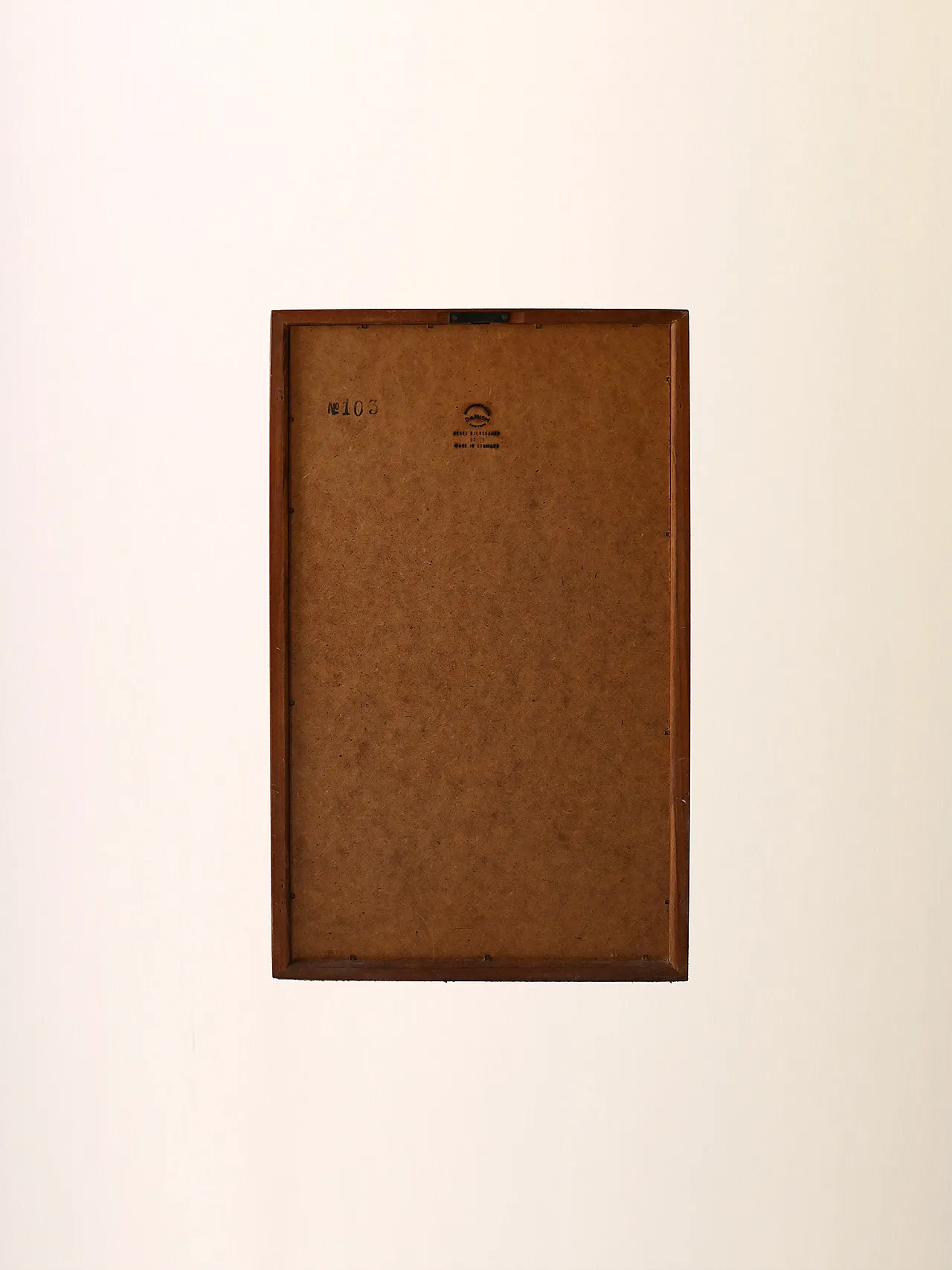 Specchio danese Aksel Kjersgaard in teak anni ’50/’60 6