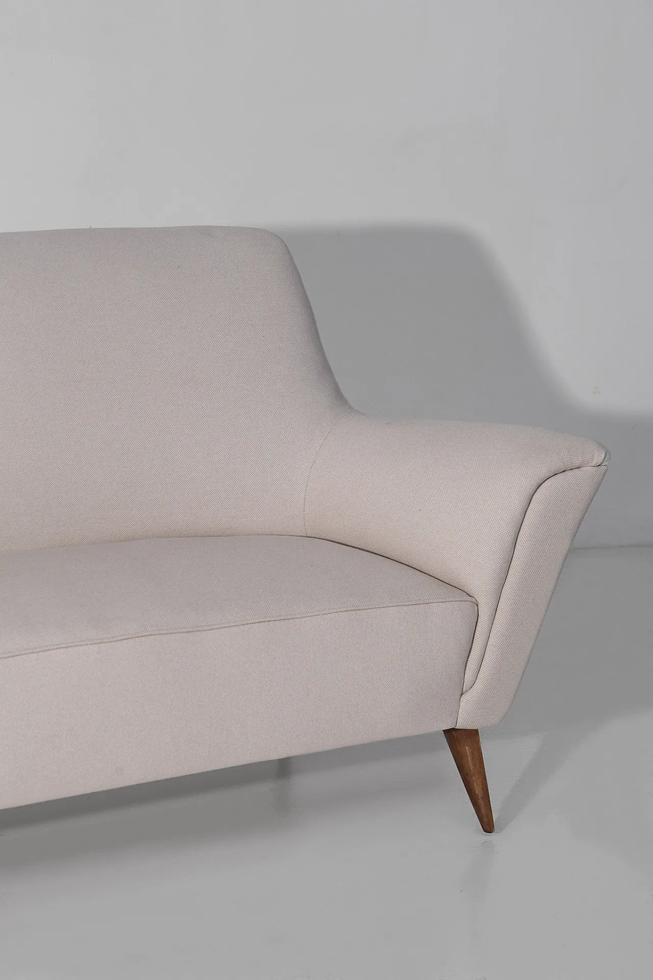 White corner sofa Gio Ponti style, 50s 3