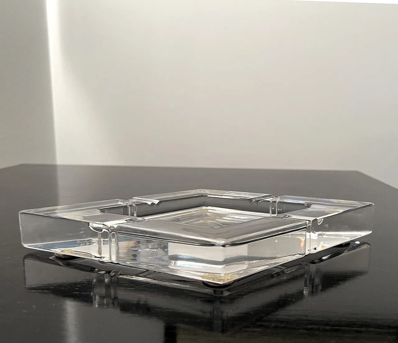 Ashtray by Arnolfo di Cambio crystal, 70s 4