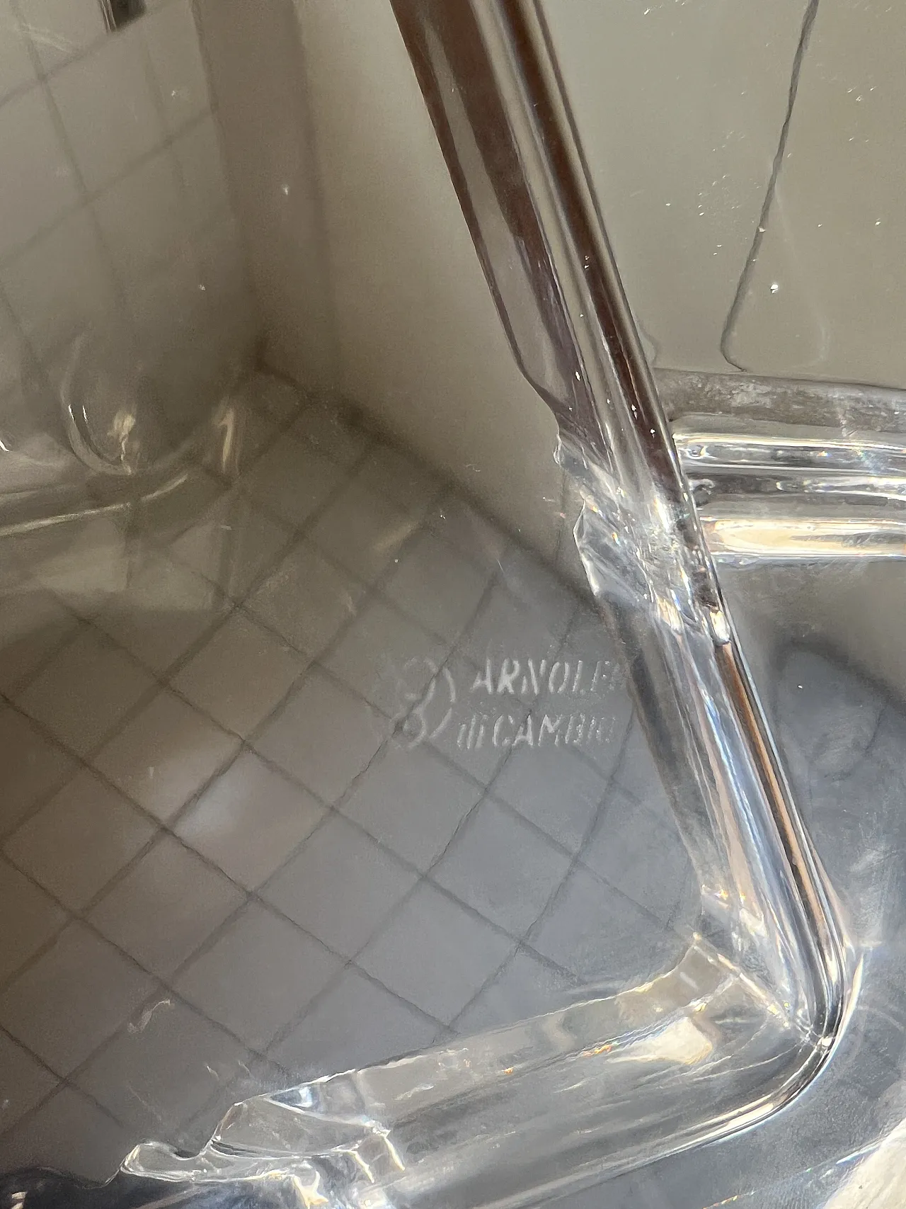 Ashtray by Arnolfo di Cambio crystal, 70s 5