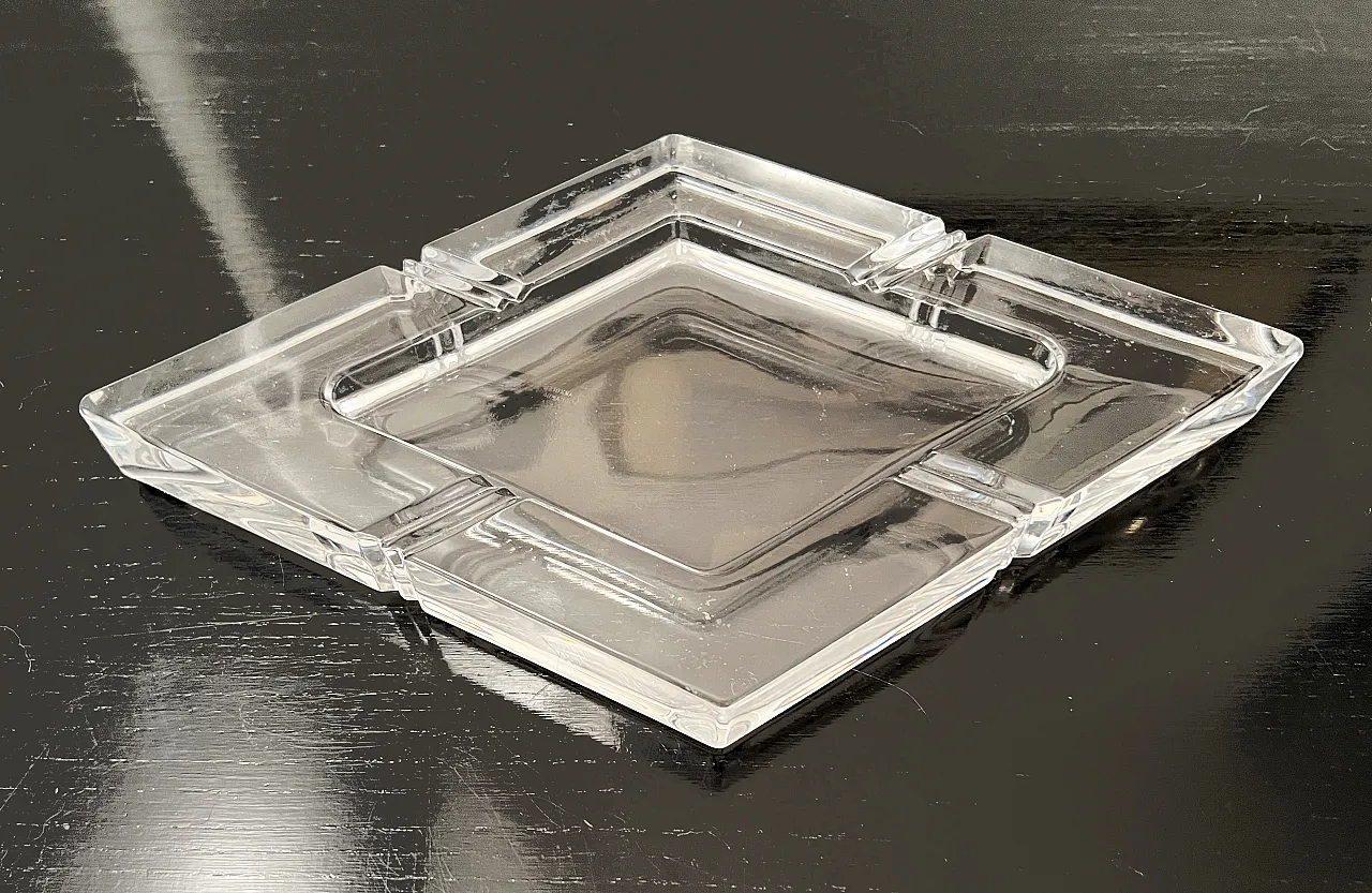 Ashtray by Arnolfo di Cambio crystal, 70s 10