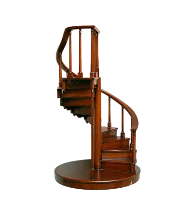 MODELLO DI Scala a Chiociola in legno - oggetti d'arte
