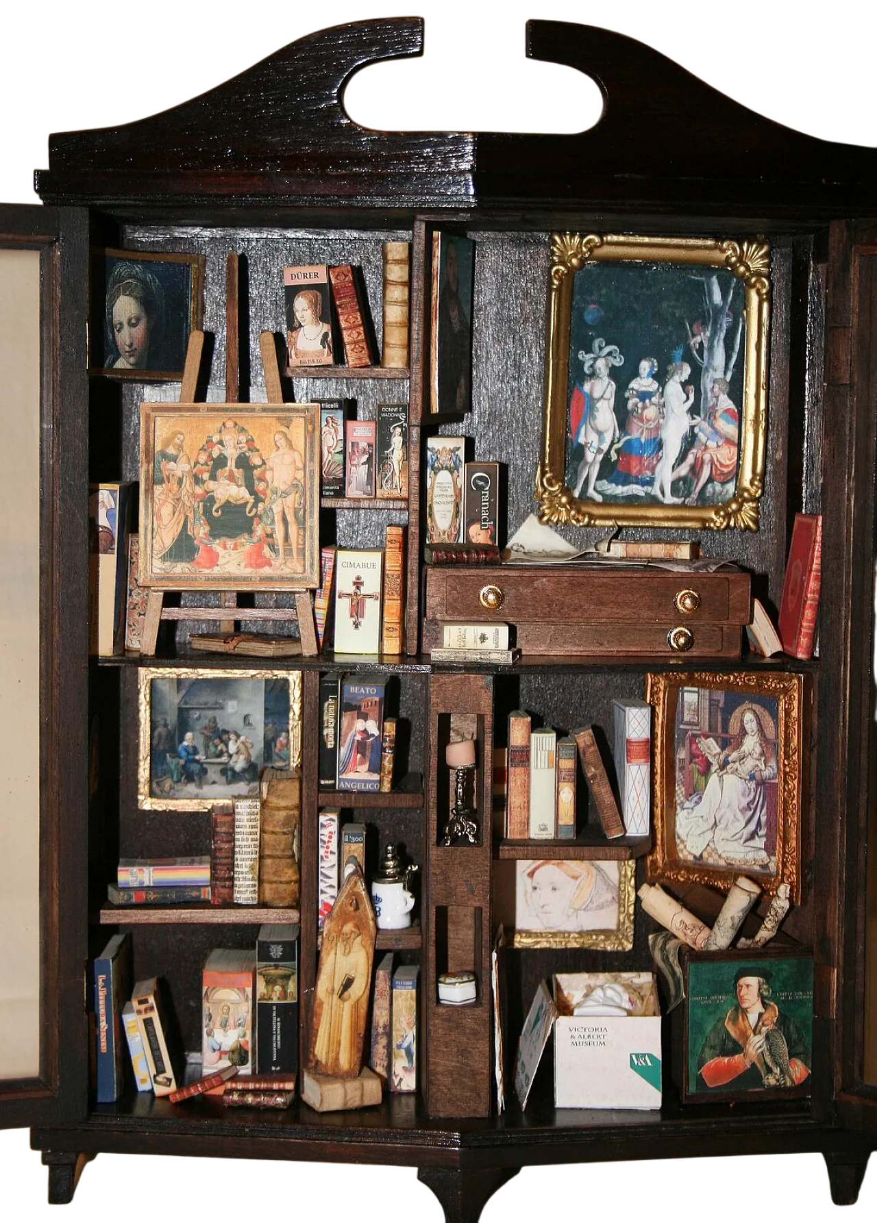 Biblioteca in miniatura/arte in scatola, 2000 6