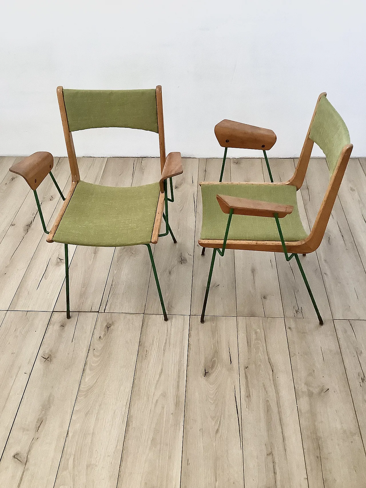 Boomerang armchairs pair 5