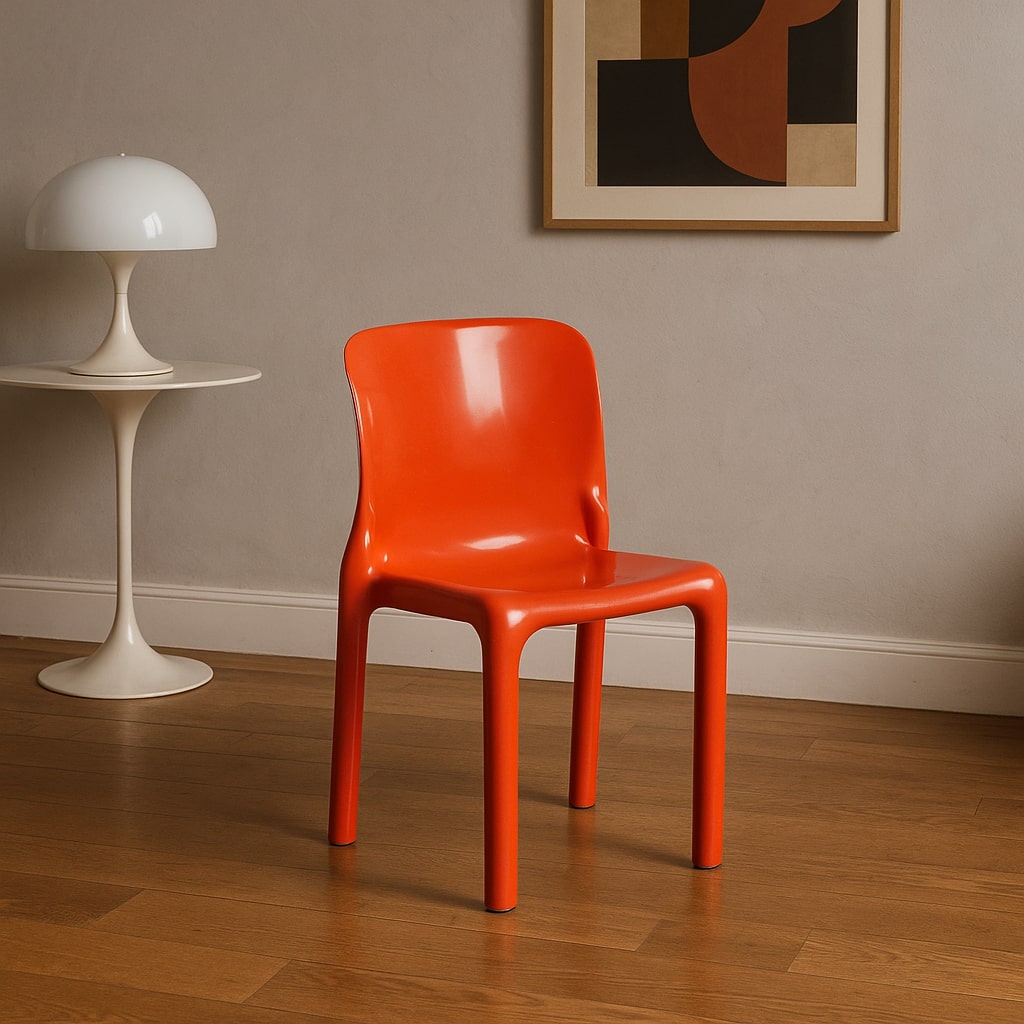 オリジナルヴィンテージ Artemide Selene Selene Chair by Vico Magistretti for Artemide, 1970s for sale at