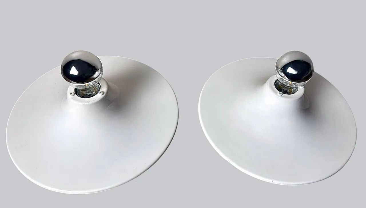 Coppia di applique stile Gorgoni Gianluigi, anni '70 3