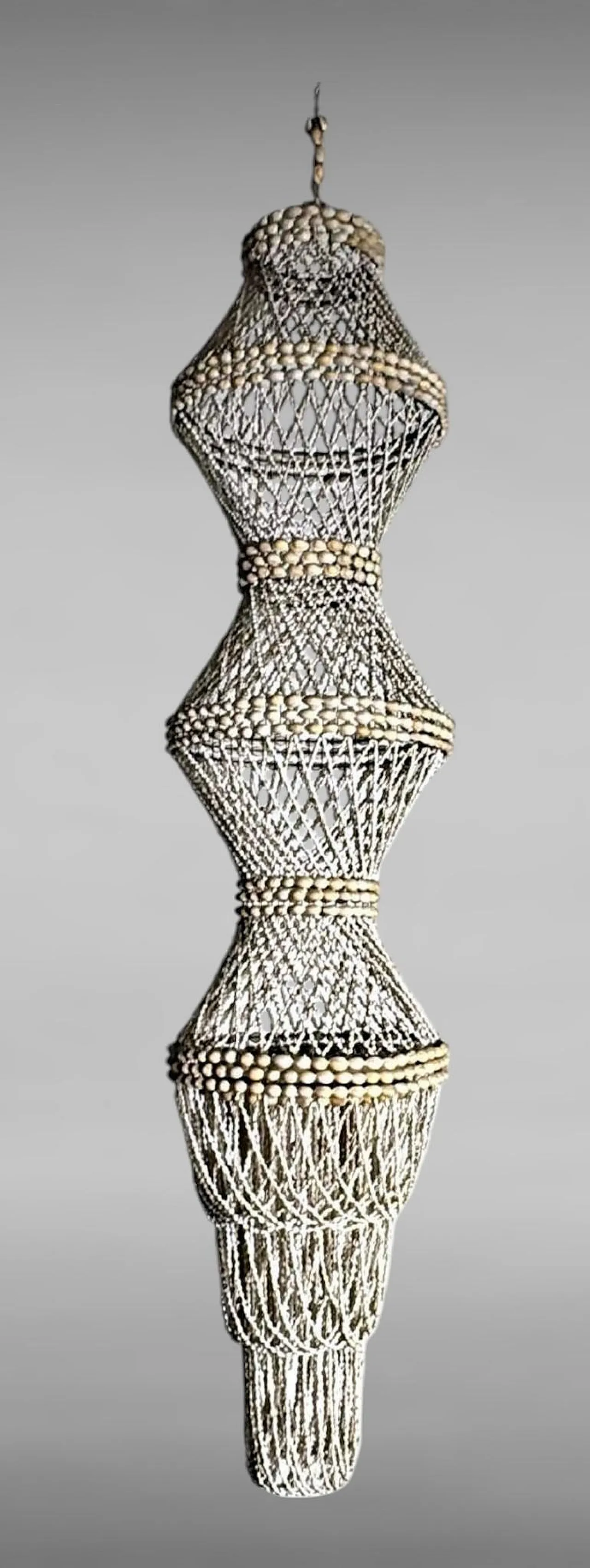 Talismano appeso stile folk filippino o lampadario da esterno, anni 70 4