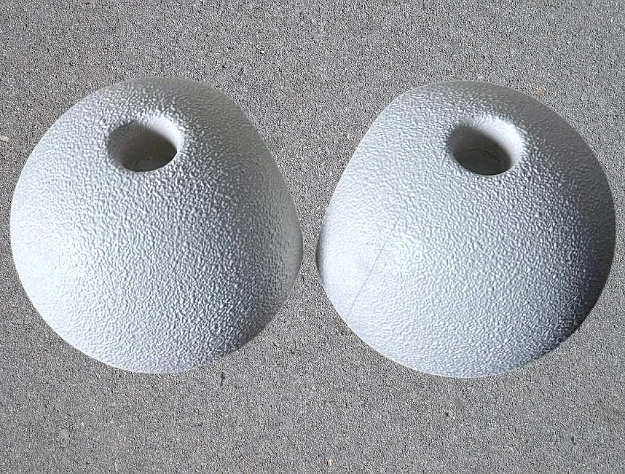 Coppia di candelieri in ceramica smaltata di Roberto Rigon, anni '70 10