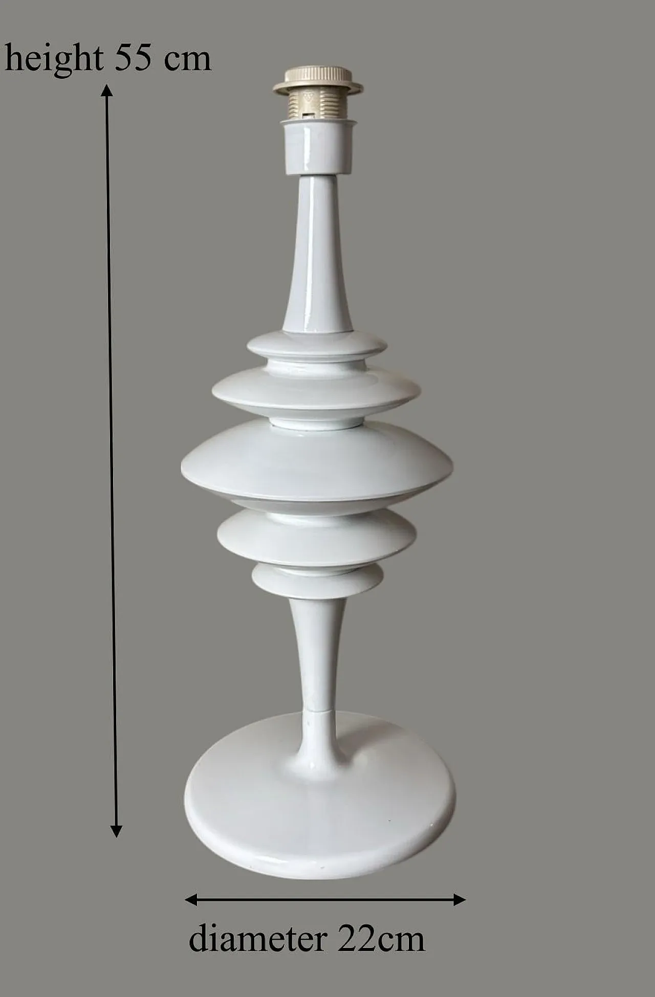 Lampada in alluminio verniciato in stile Arredoluce, anni '60 20