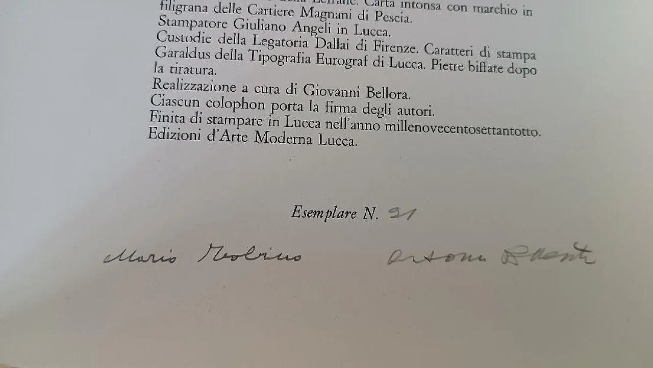La città incantata. Racconti litografie di Antonio Possenti, '900 5