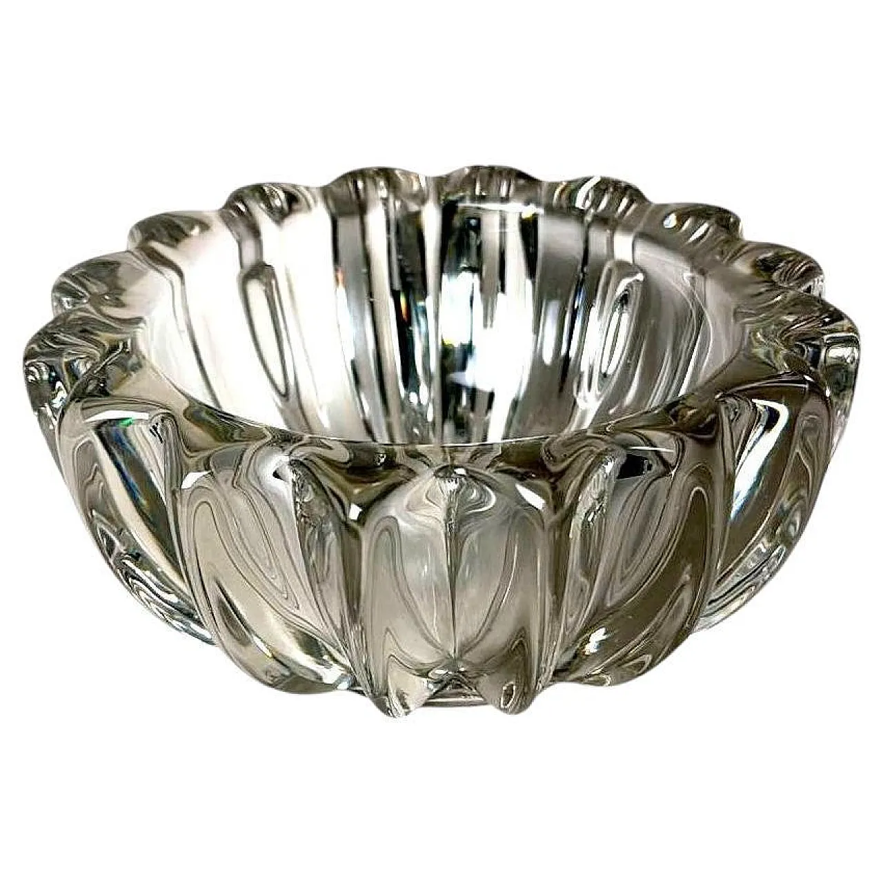 Ciotola in vetro modellato attribuita a Pierre D'Avesn, anni '30 1