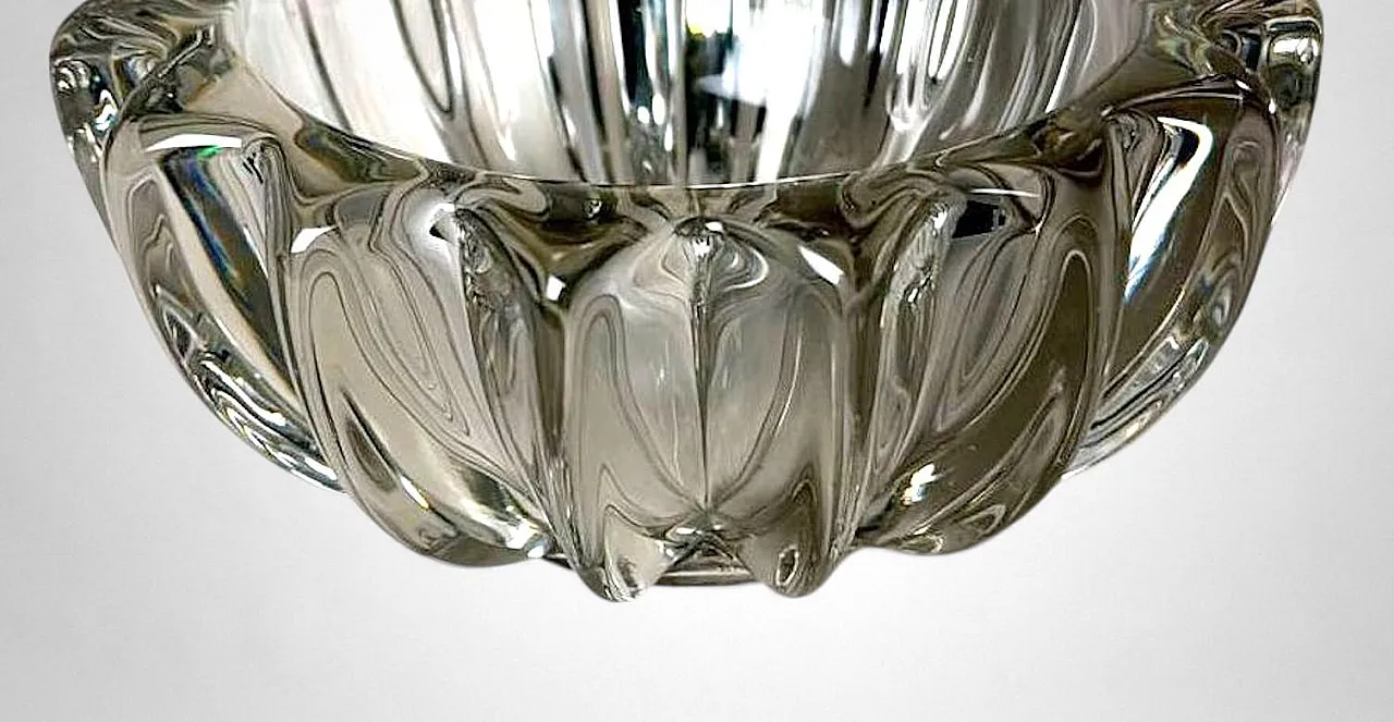 Ciotola in vetro modellato attribuita a Pierre D'Avesn, anni '30 10