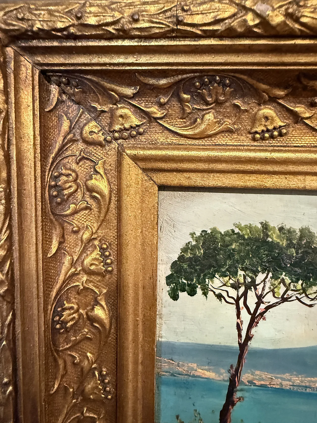 Coppia di dipinti di scuola napoletana, olio su tavola, '800 6