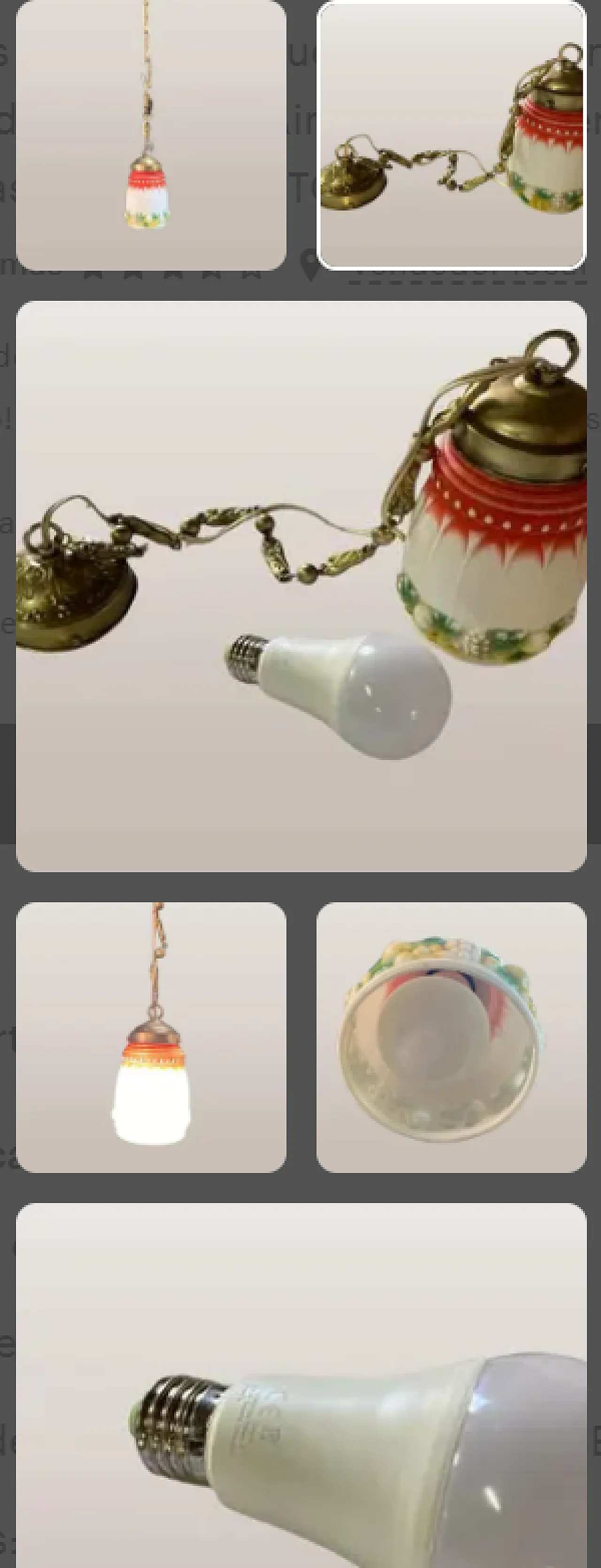 Lanterna di vetro Bisque Art Deco, anni '20 7