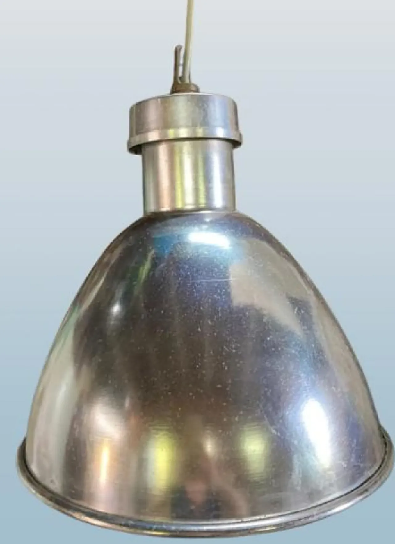 Luce a sospensione industriale, luce a sospensione retrò, anni '70 4