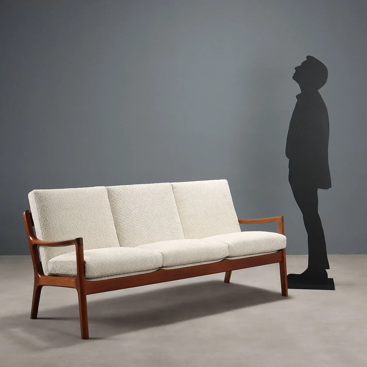 Divano in teak di France & Son, anni '60 2