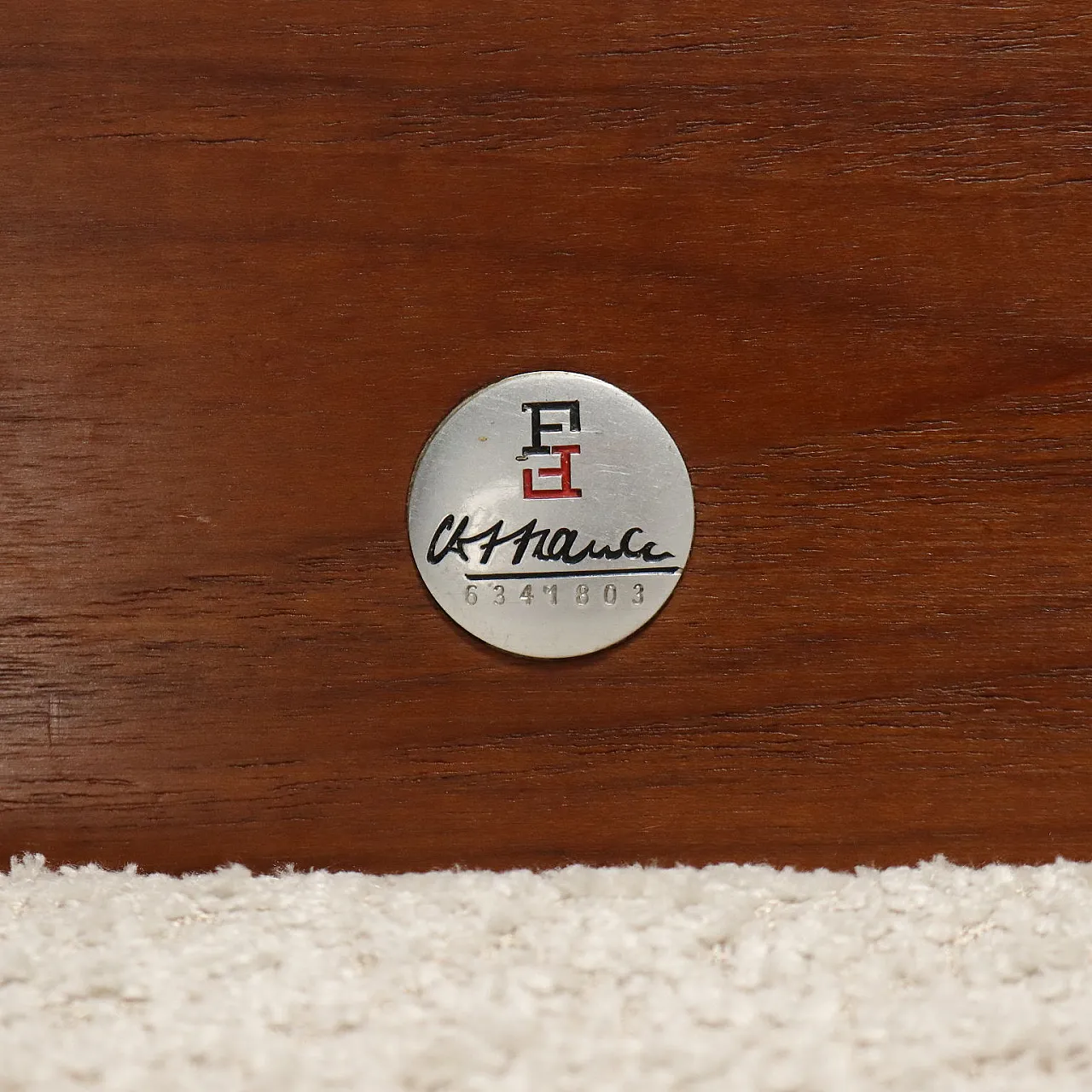 Divano in teak di France & Son, anni '60 9