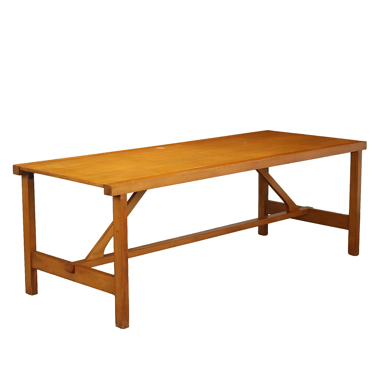 Cherry wood table, late 20th century 1