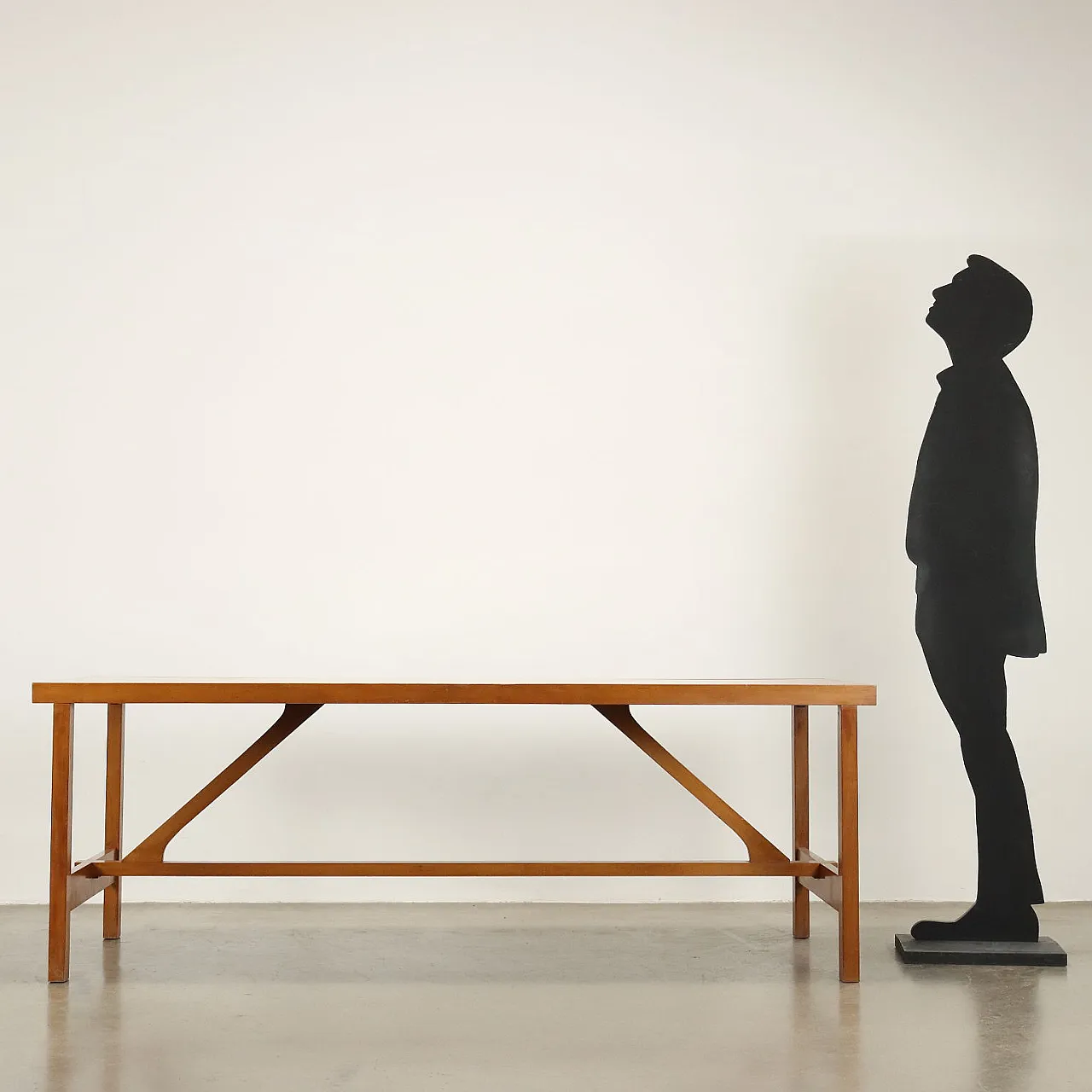 Cherry wood table, late 20th century 2