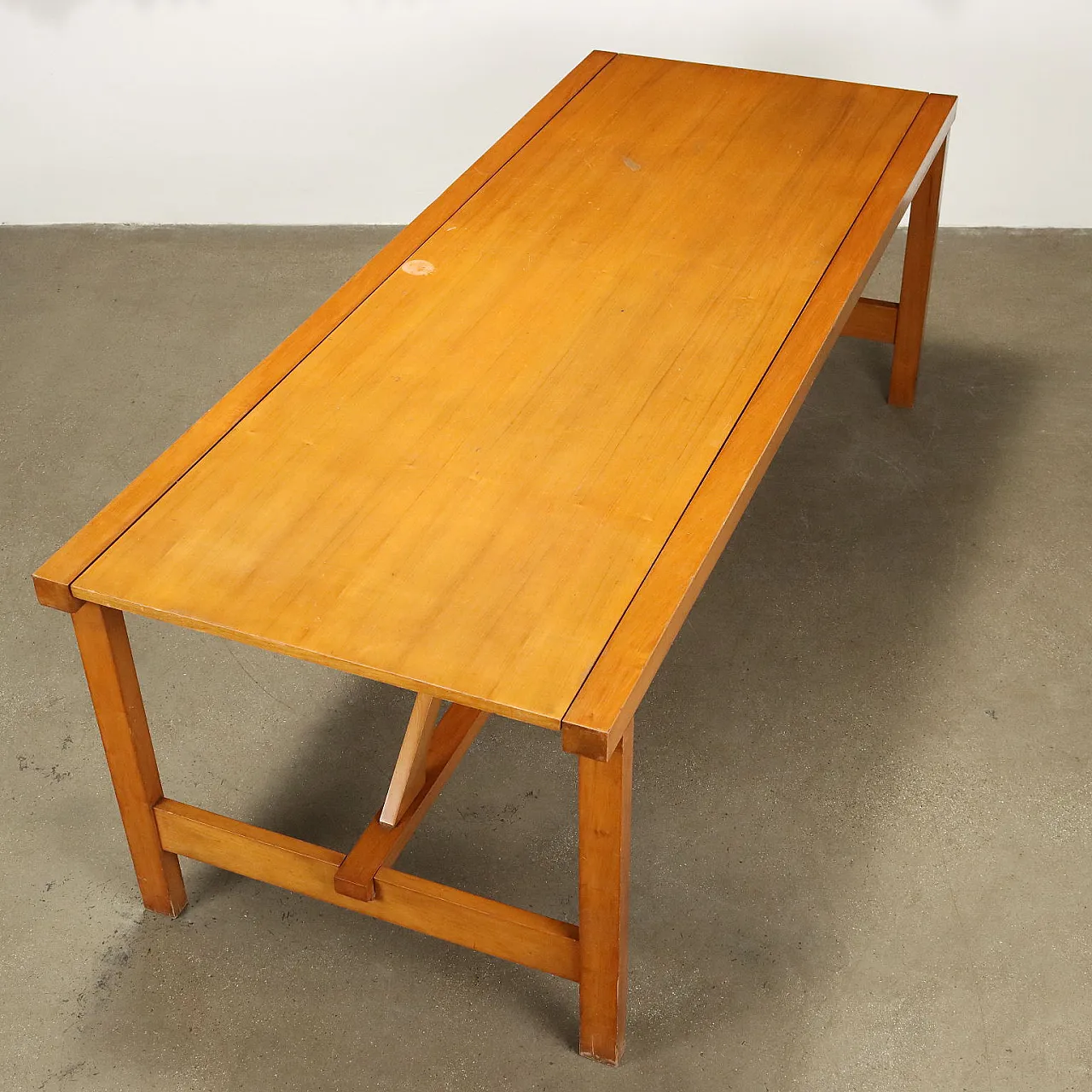 Cherry wood table, late 20th century 6