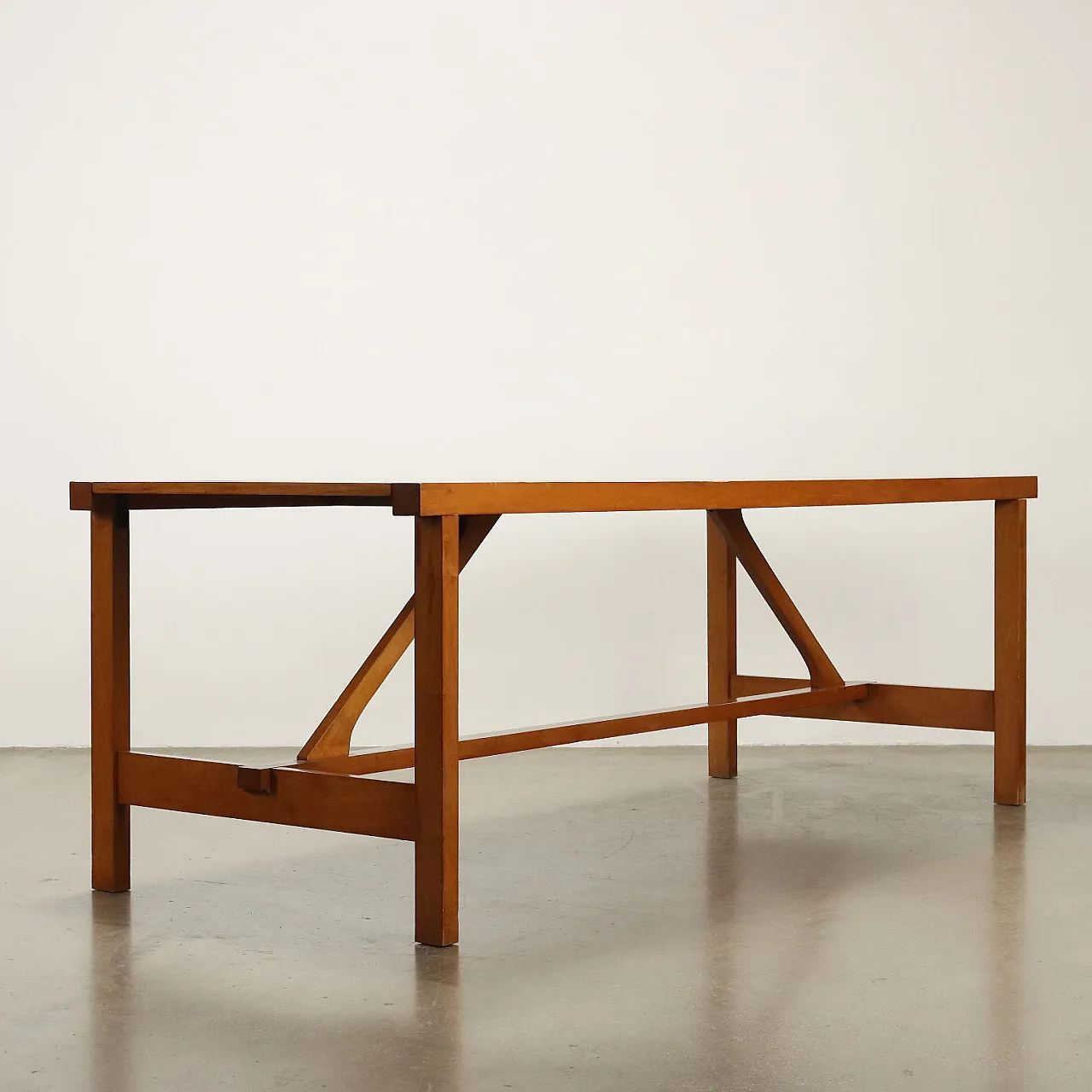 Cherry wood table, late 20th century 9