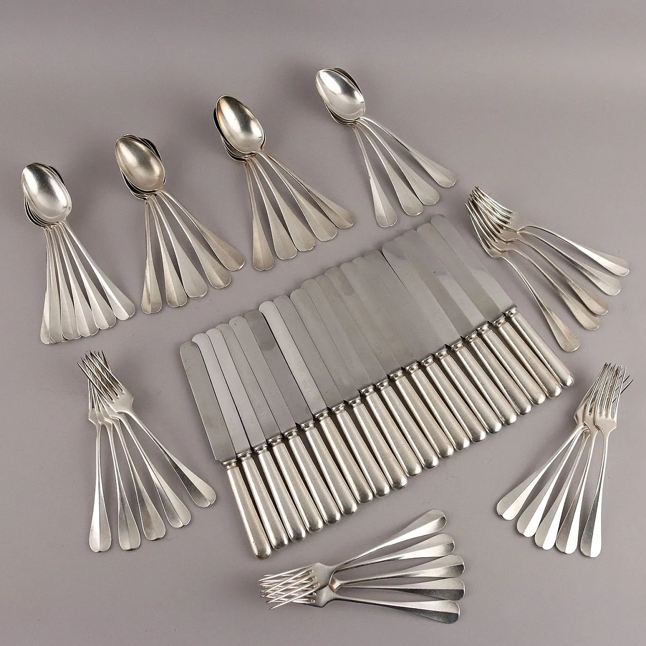 Sevizio di posate Fratelli Broggi Milano, '900 1