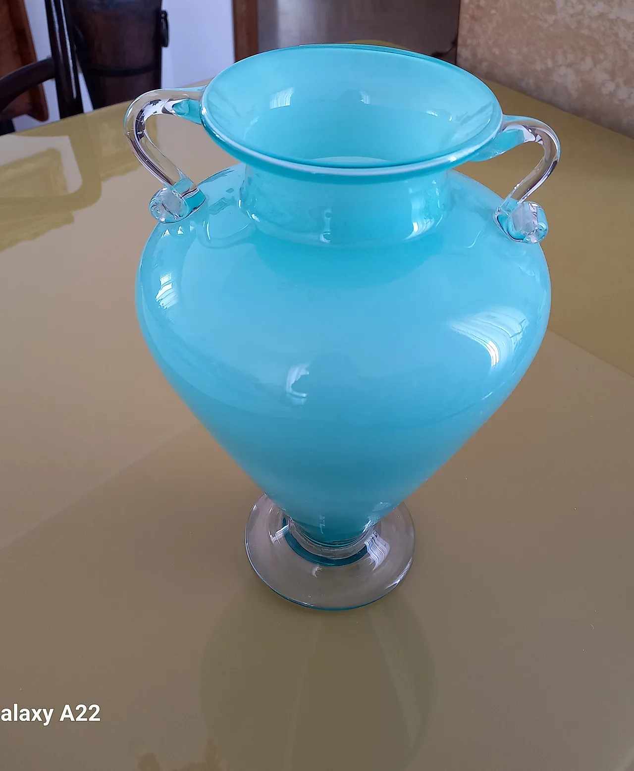 Vaso di Murano azzurro 1