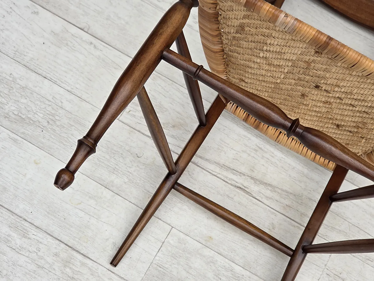 Coppia di sedie Campanino italiano di Fratelli Levaggi, anni '70 20