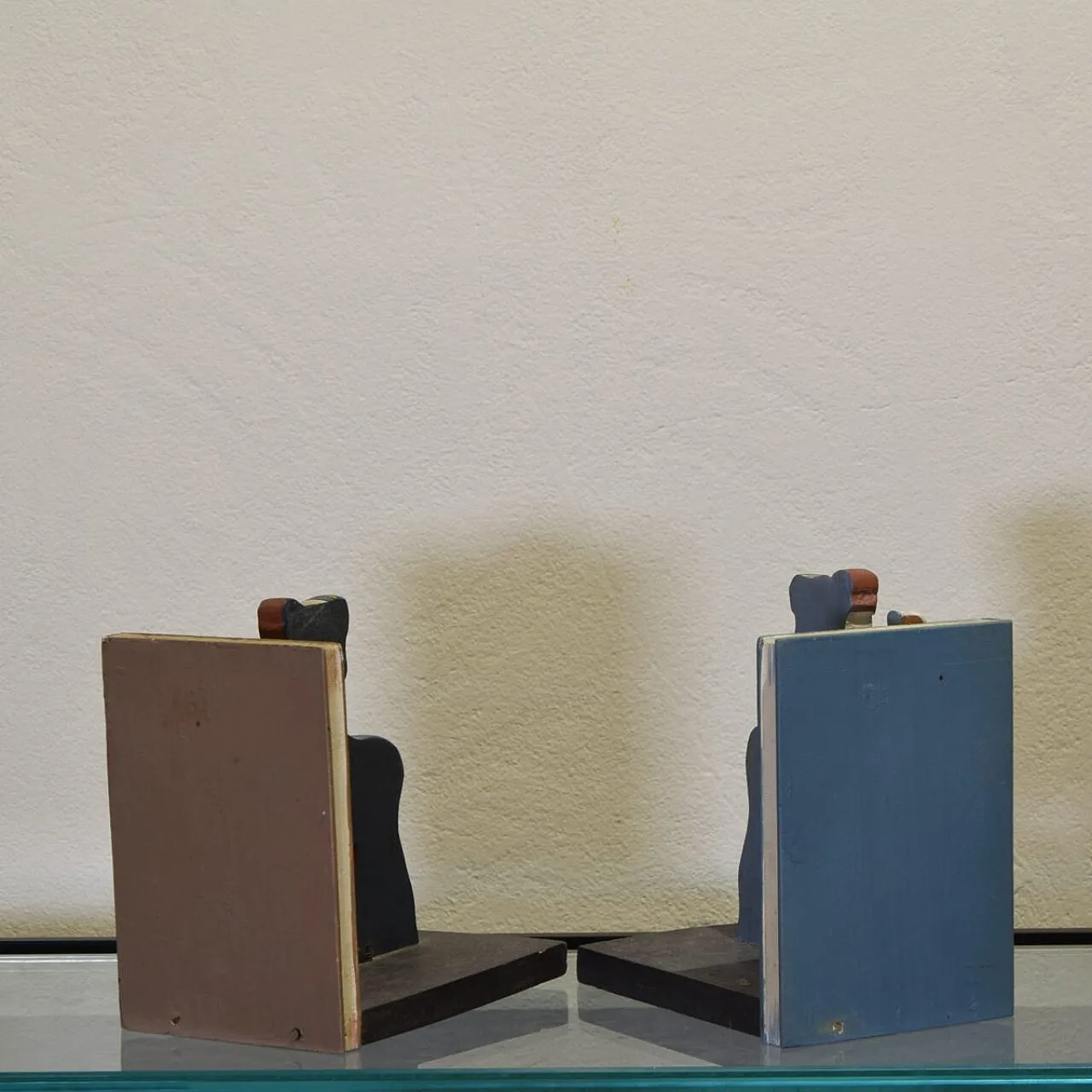 Pair of clown bookends, 1960s 2