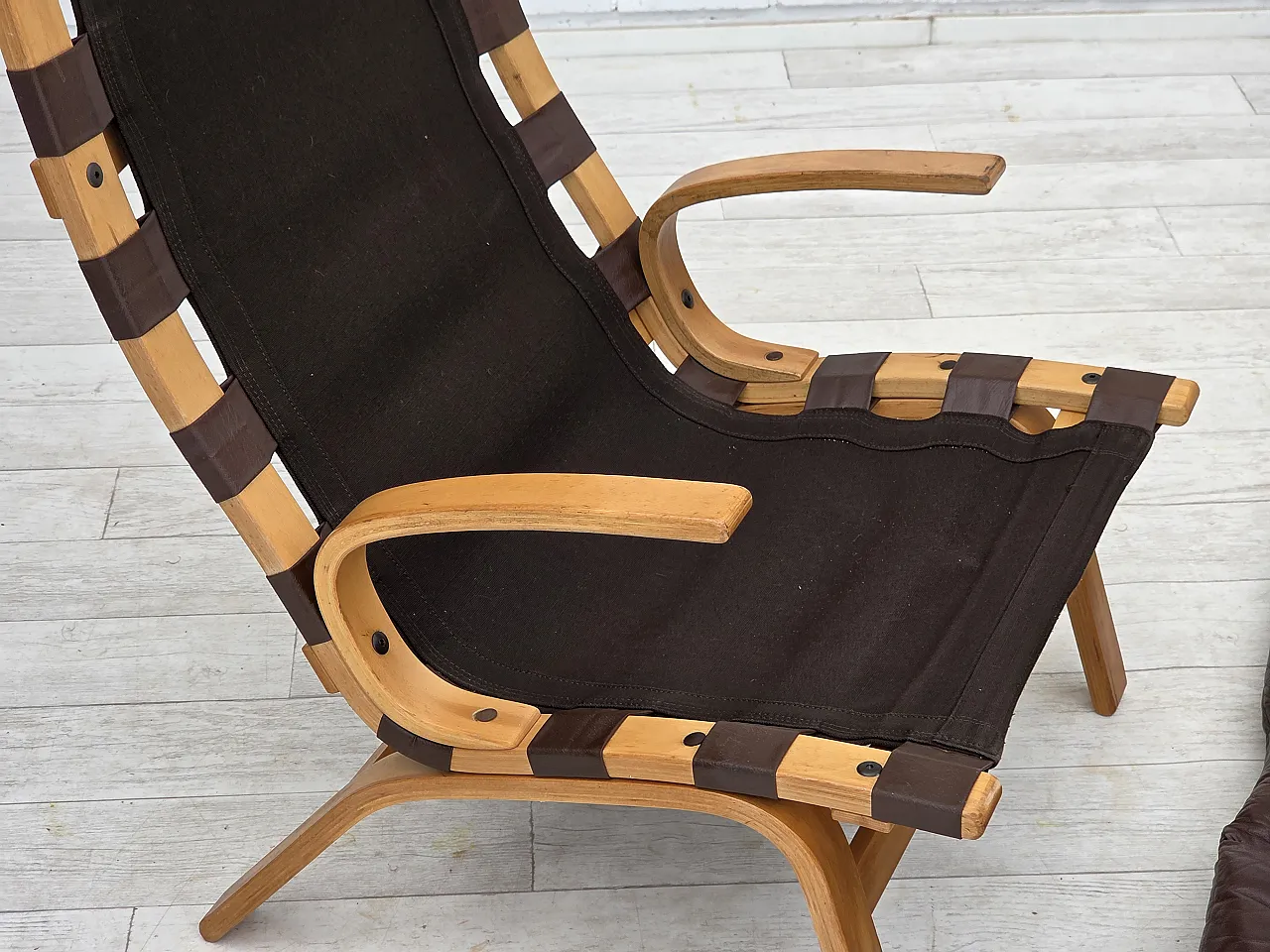 Coppia di poltrone danesi di Farstrup, anni '70 8