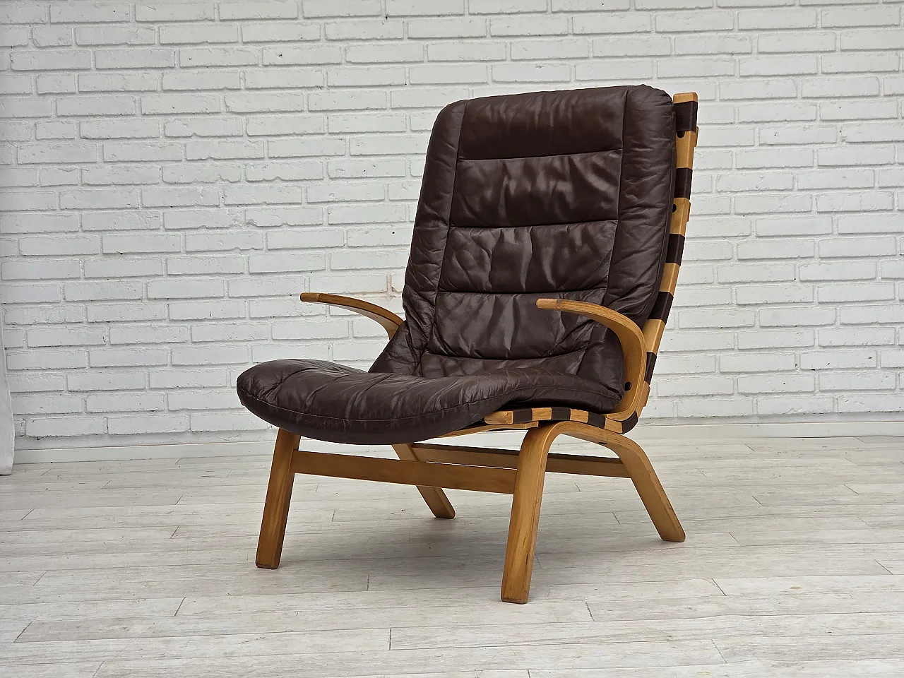 Coppia di poltrone danesi di Farstrup, anni '70 18