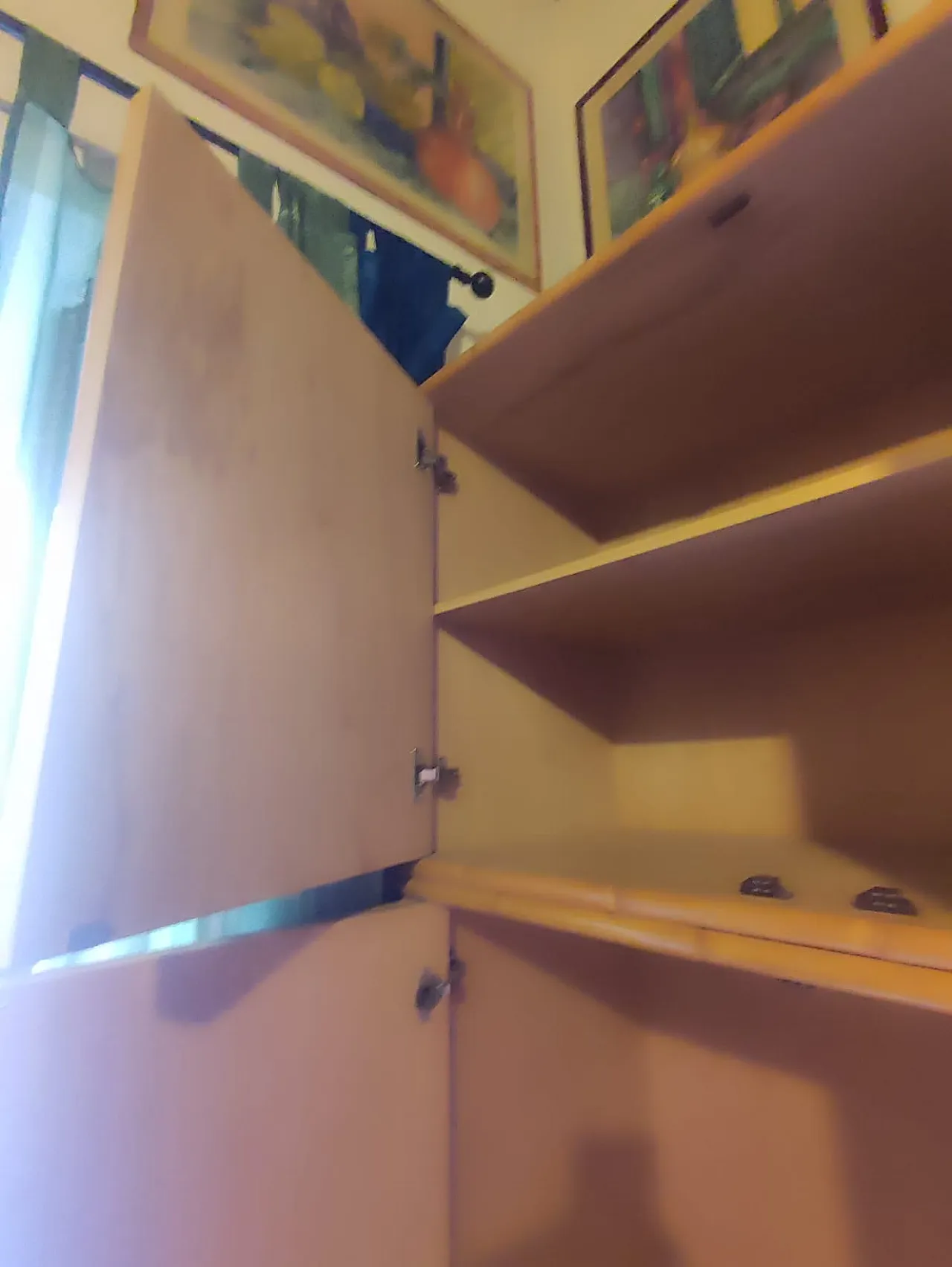 4 wardrobes in wicker, 70s 5