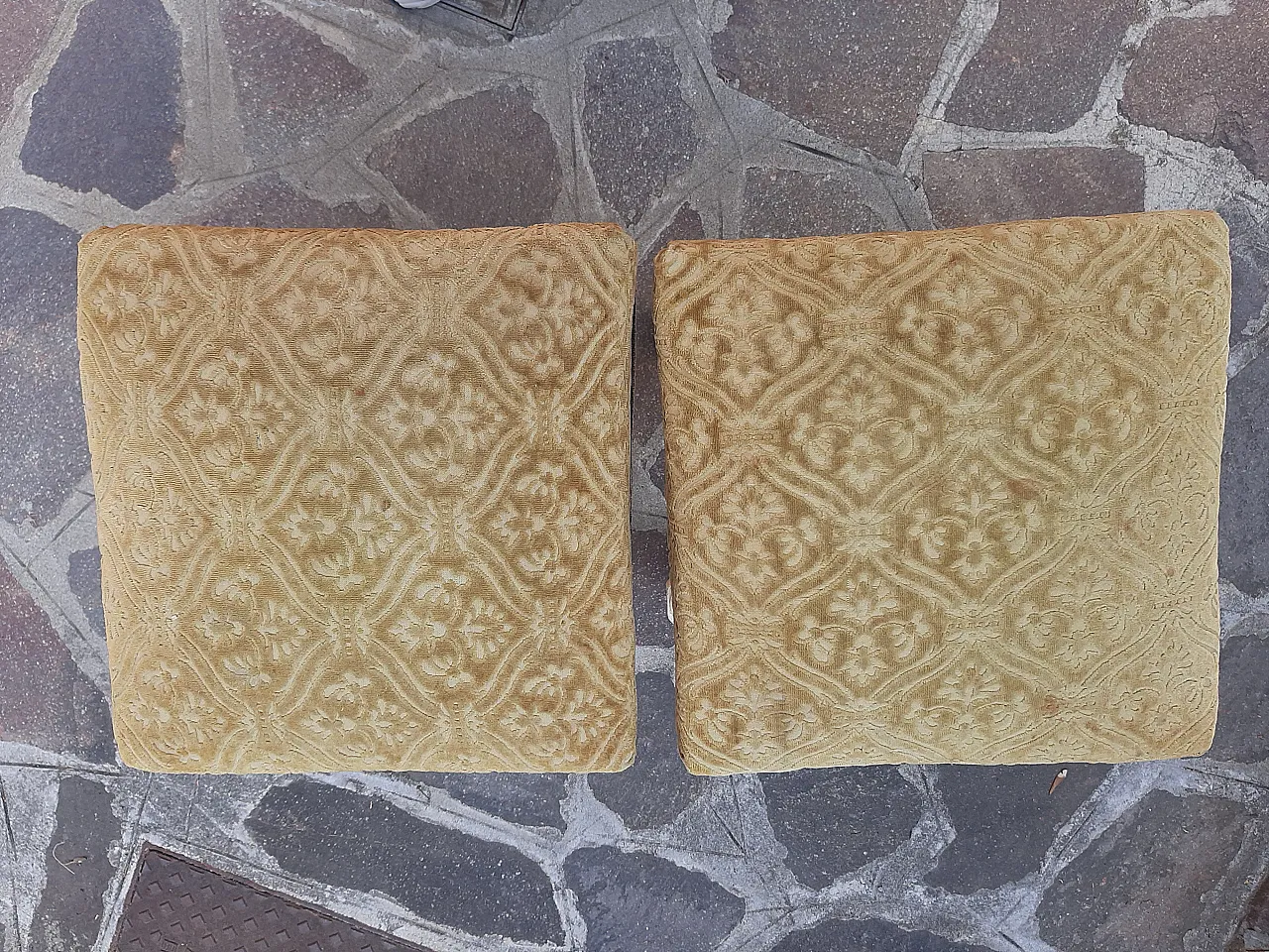 Pair of stools Luigi XVI style, early 20th century 5