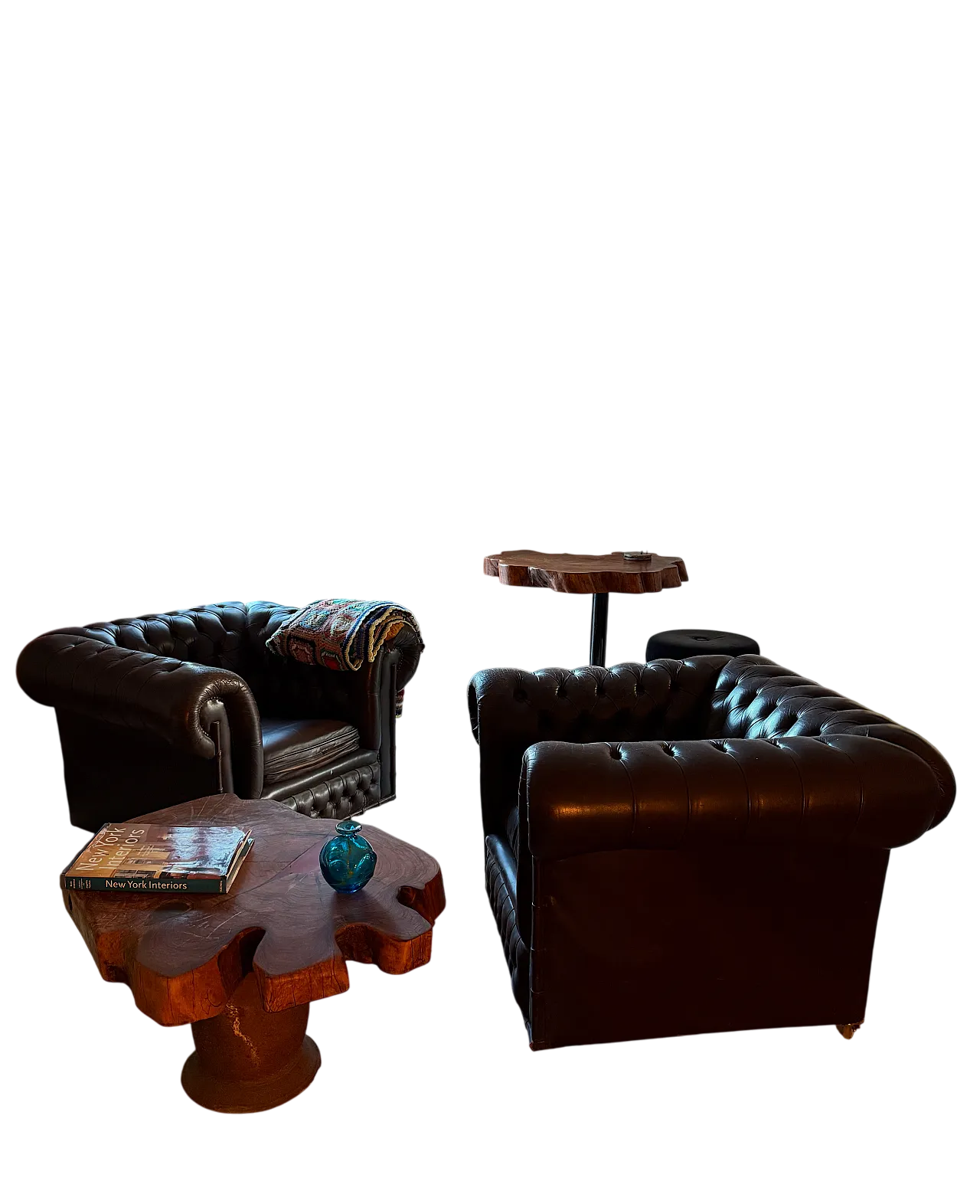 Poltrone Chesterfield, anni '70 5