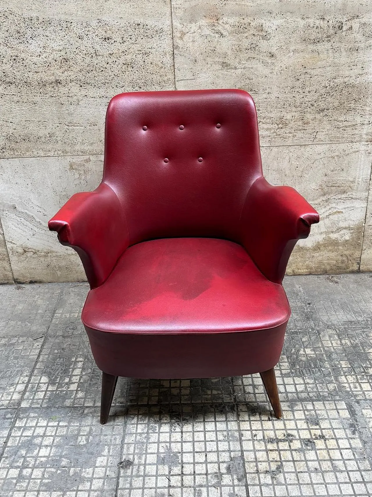 Armchair by Anonima Castelli in sky, 50s 4