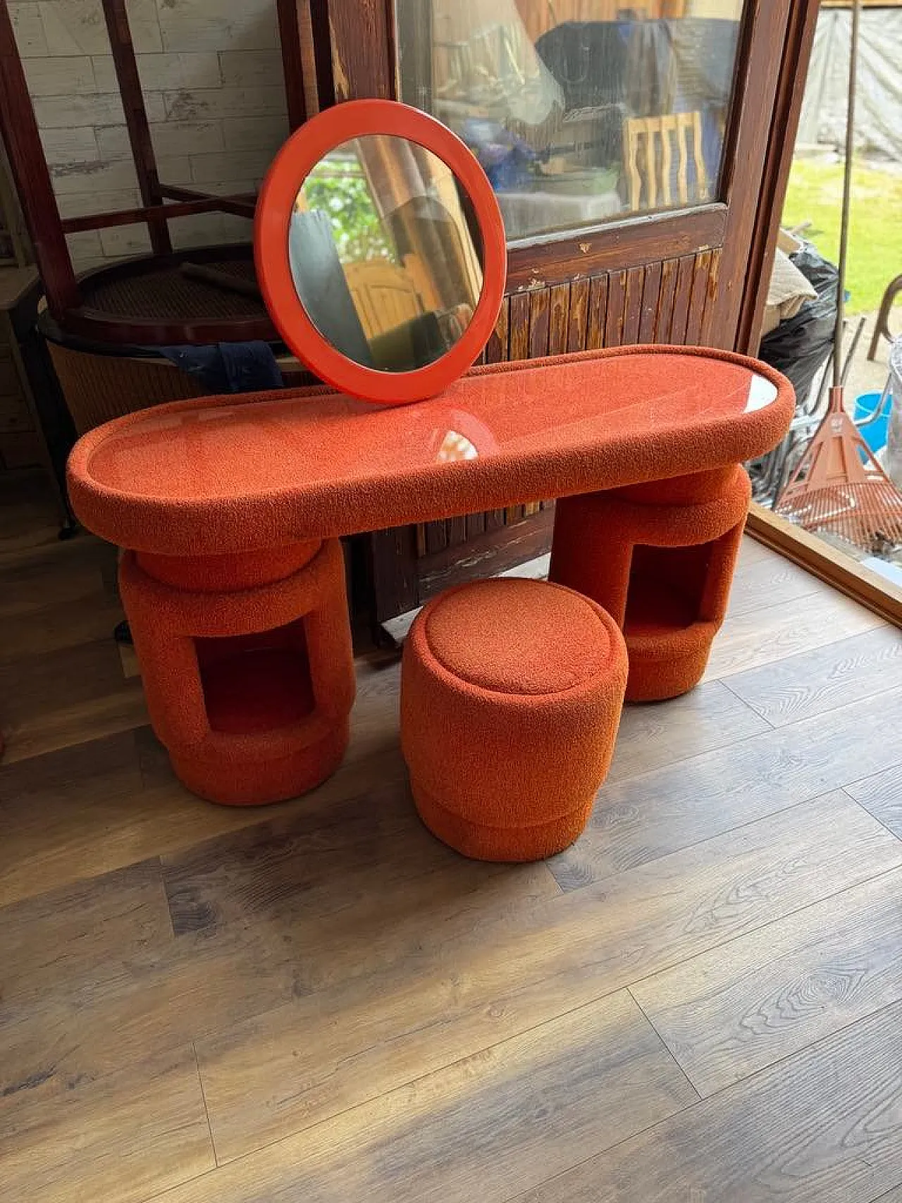 Dressing table with chairs by Kecskemét Furniture, 1970s 1