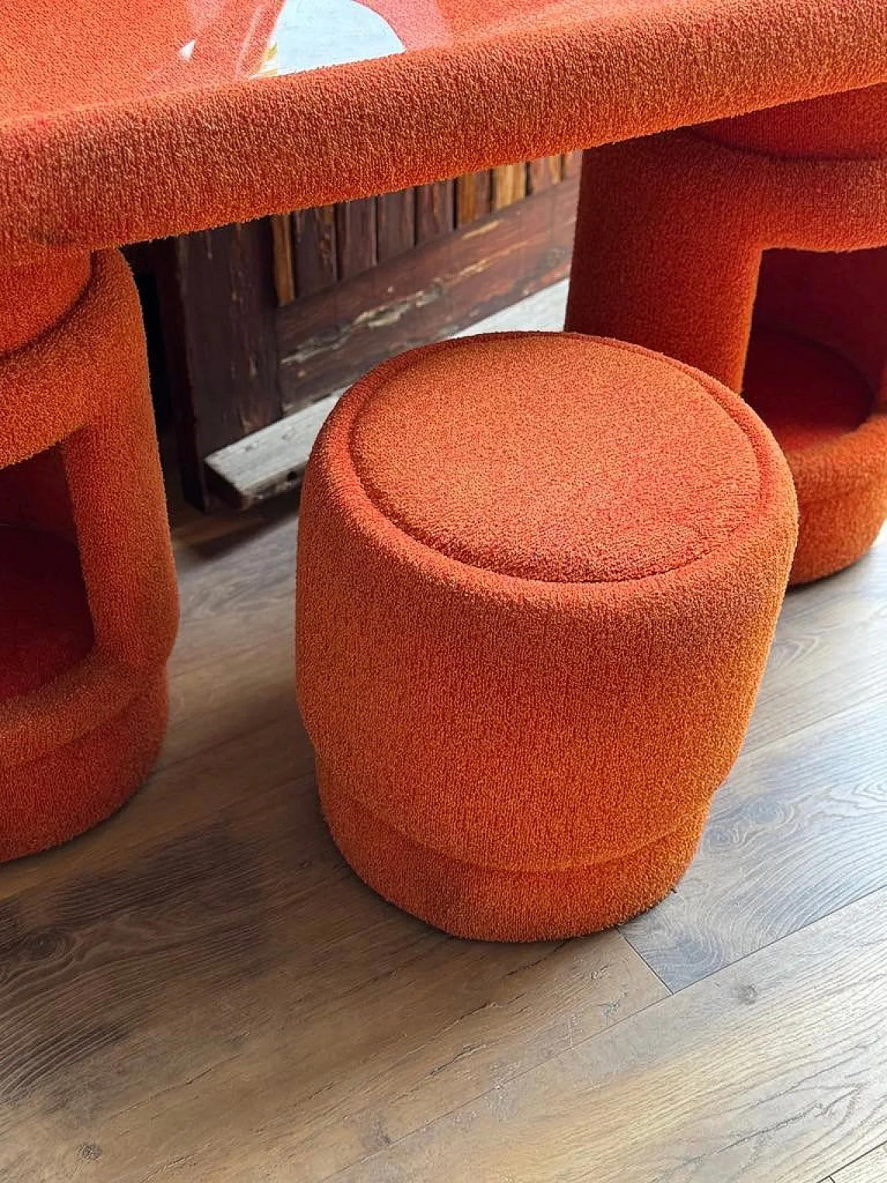 Dressing table with chairs by Kecskemét Furniture, 1970s 3