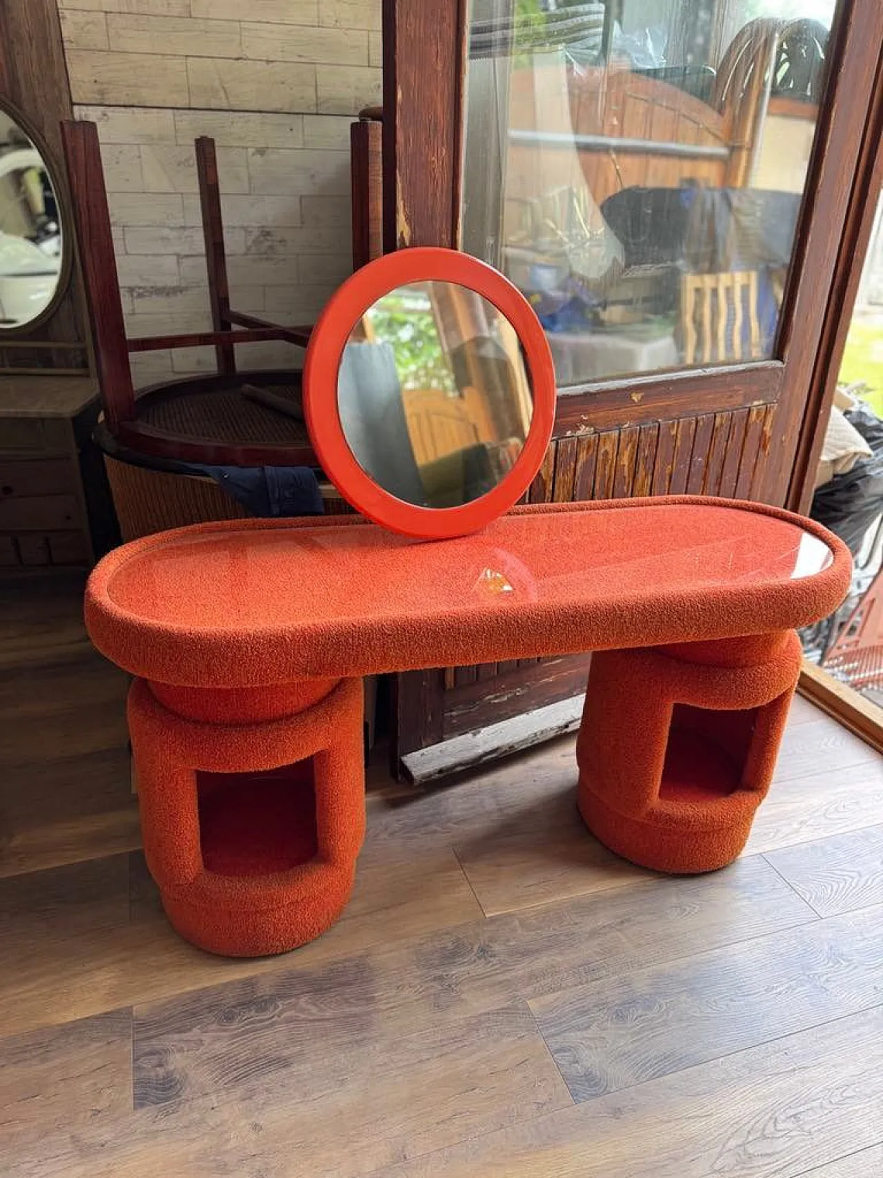 Dressing table with chairs by Kecskemét Furniture, 1970s 4