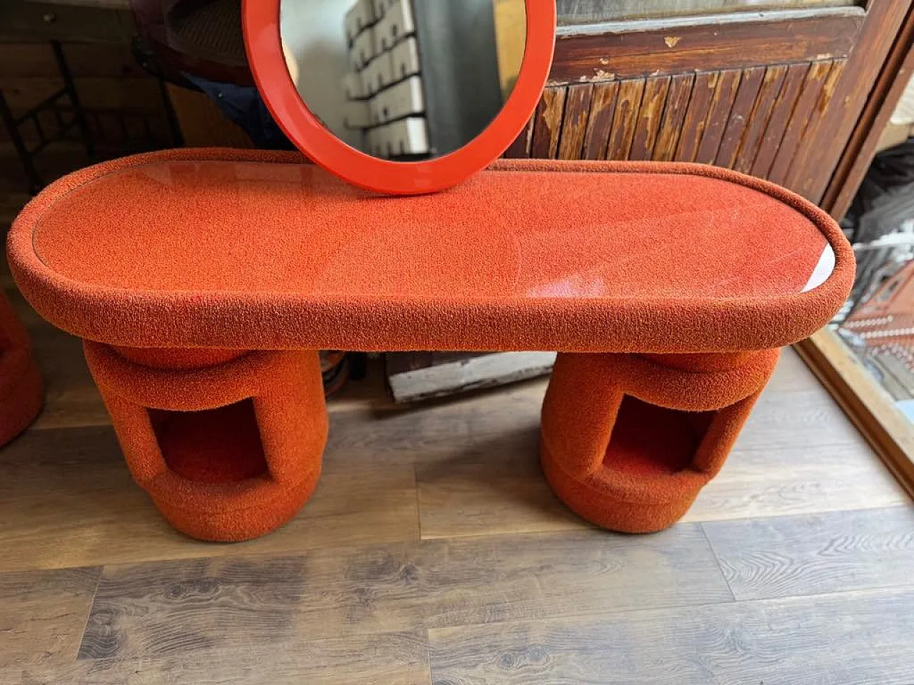 Dressing table with chairs by Kecskemét Furniture, 1970s 5