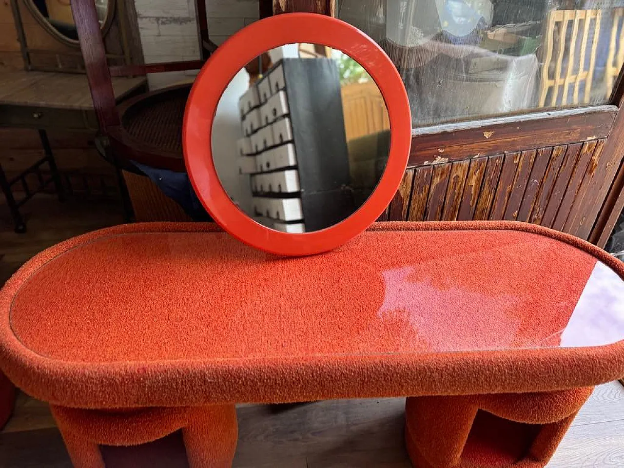 Dressing table with chairs by Kecskemét Furniture, 1970s 6