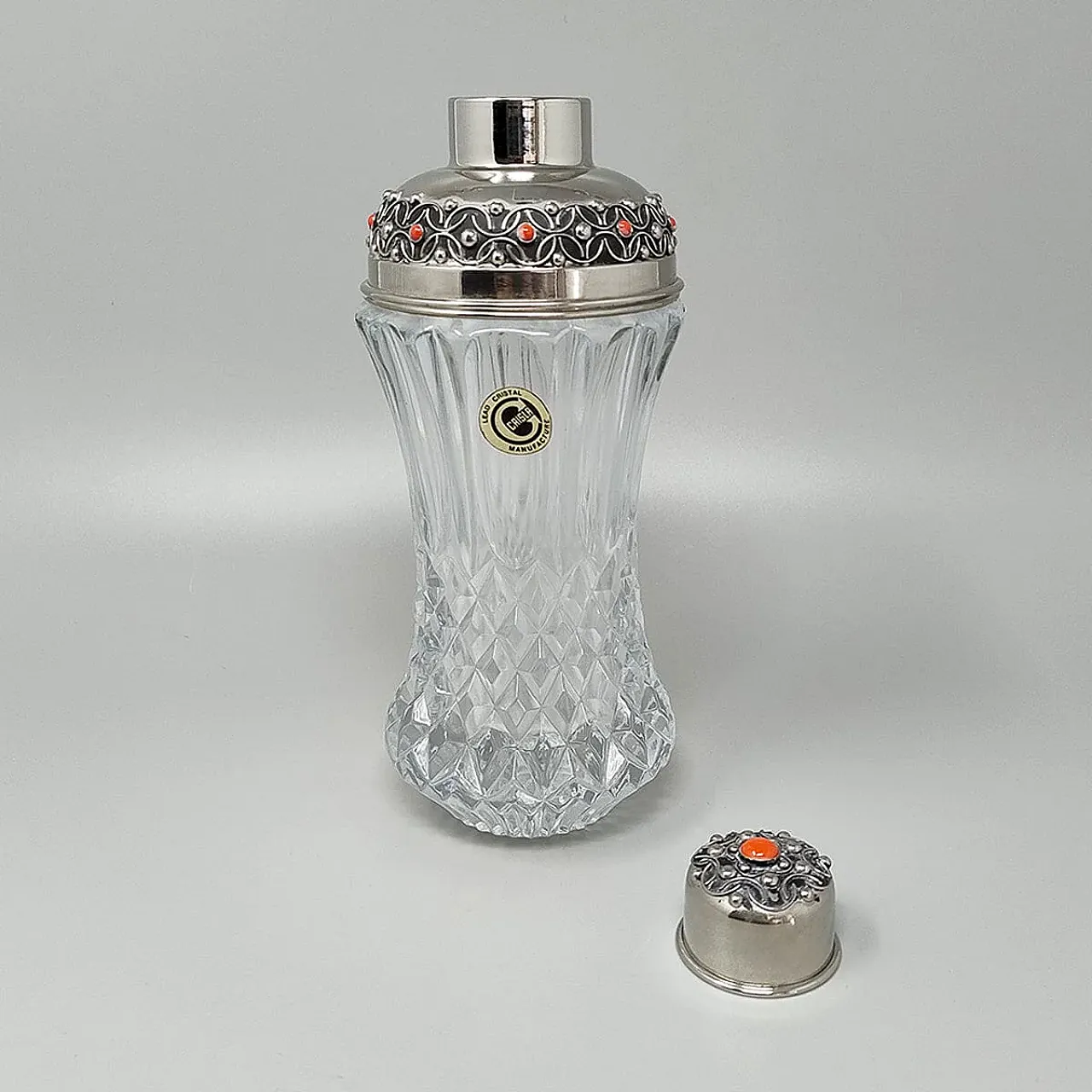 Crystal cocktail shaker, 1960s 3