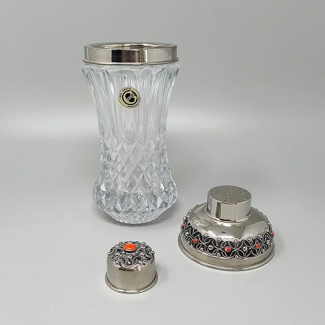 Crystal cocktail shaker, 1960s 4