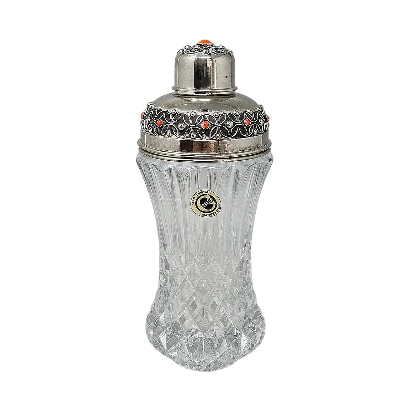 Crystal cocktail shaker, 1960s 7