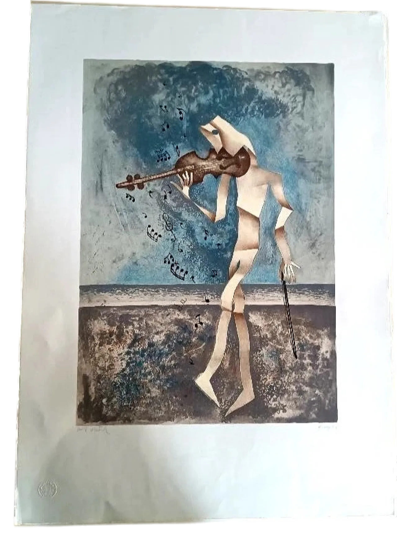 Prova d’autore di Enrico Benaglia, serigrafia, anni '60 8