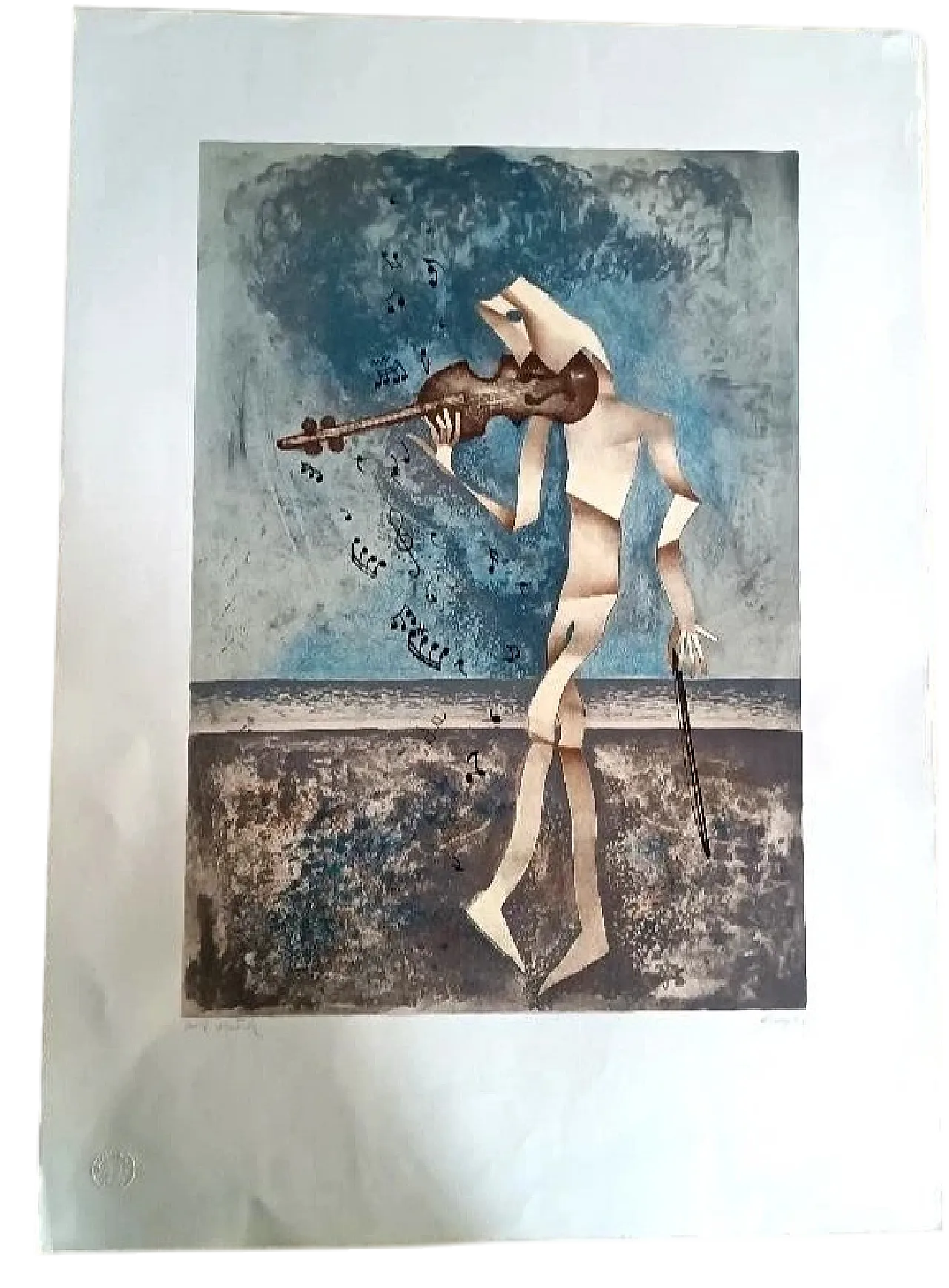 Prova d’autore di Enrico Benaglia, serigrafia, anni '60 9